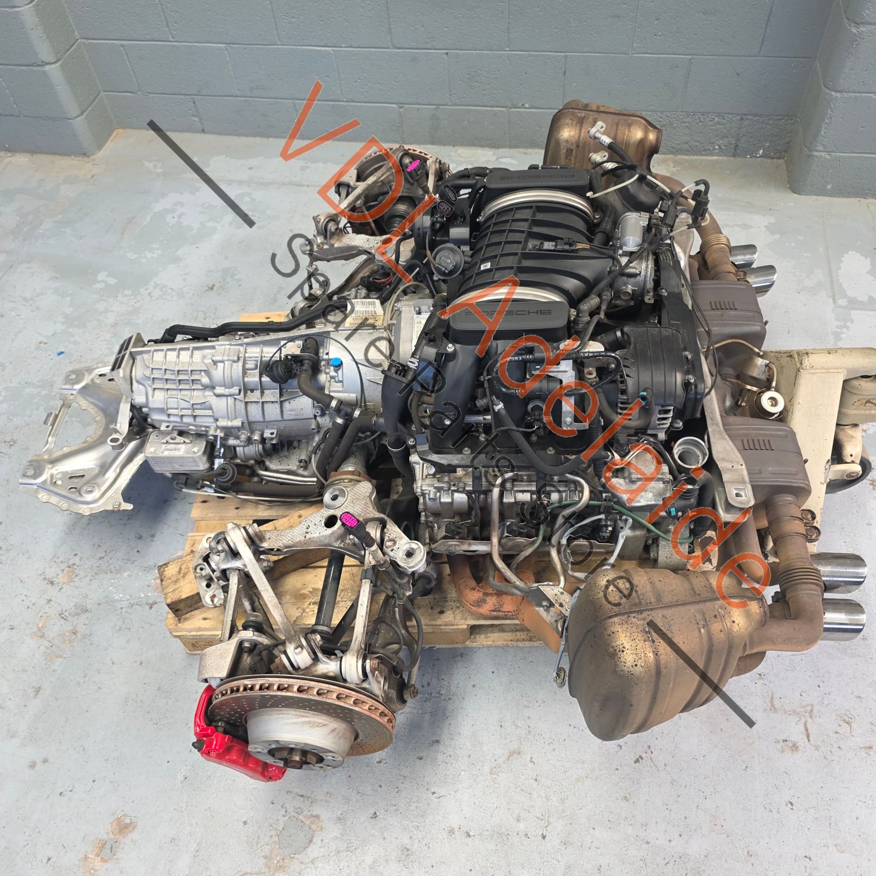 Porsche 991.1 3.8 Naturally Aspirated Engine 400PS 294kw & PDK Automatic Gearbox Full Dropout incl Subframe Wiring & ECU A103+ CG105 - Image 2