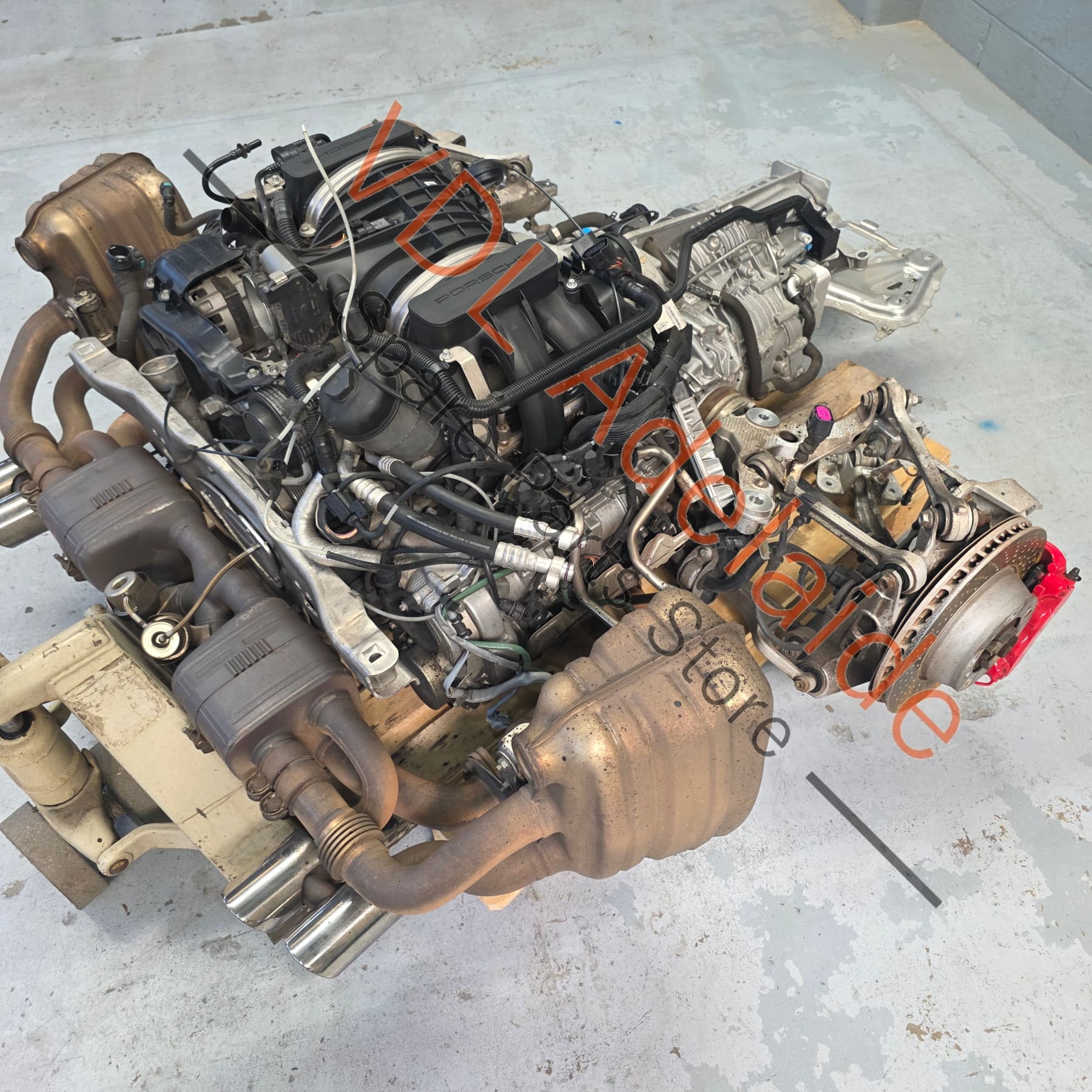 Porsche 991.1 3.8 Naturally Aspirated Engine 400PS 294kw & PDK Automatic Gearbox Full Dropout incl Subframe Wiring & ECU A103+ CG105 - Image 3