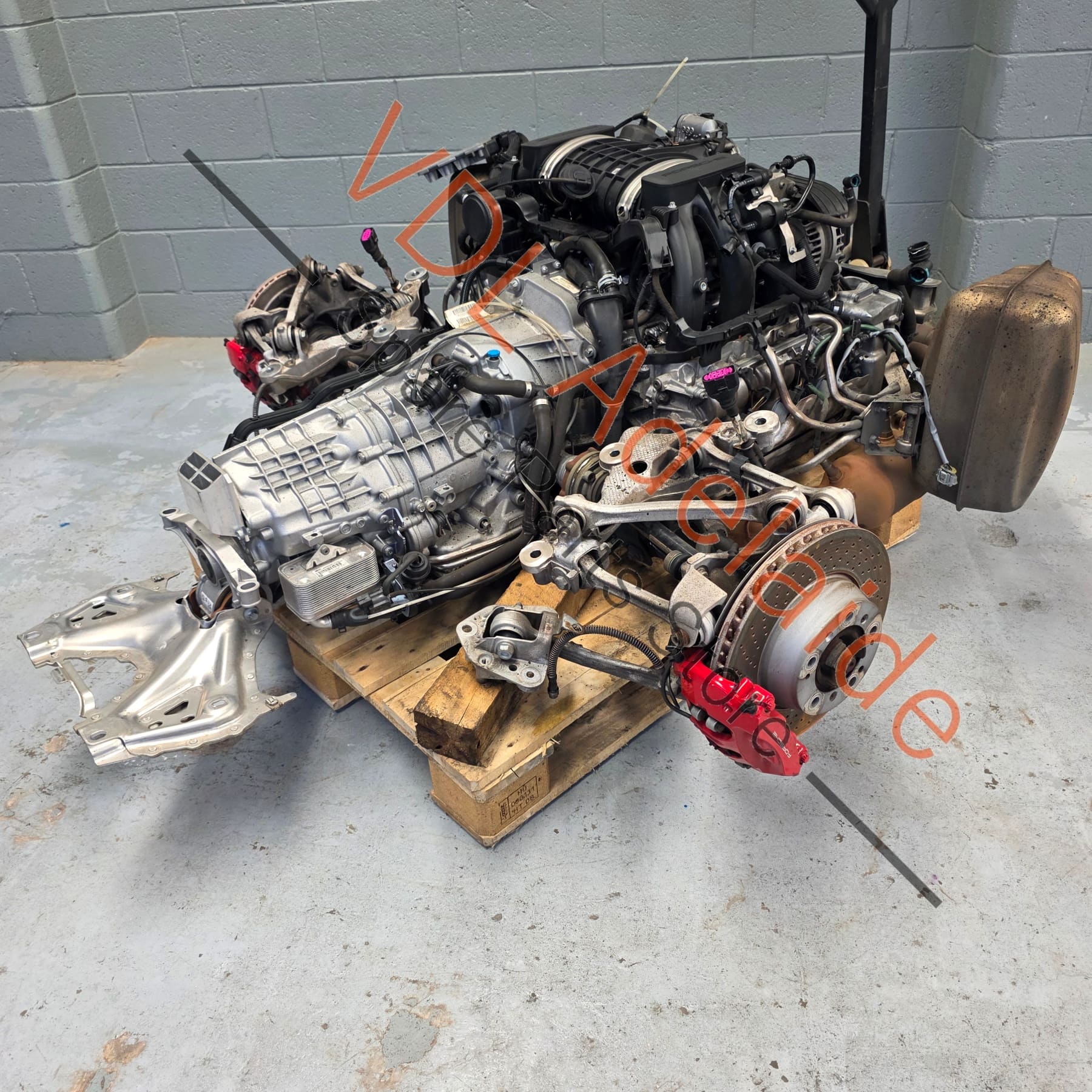 Porsche 991.1 3.8 Naturally Aspirated Engine 400PS 294kw & PDK Automatic Gearbox Full Dropout incl Subframe Wiring & ECU A103+ CG105 - Image 8