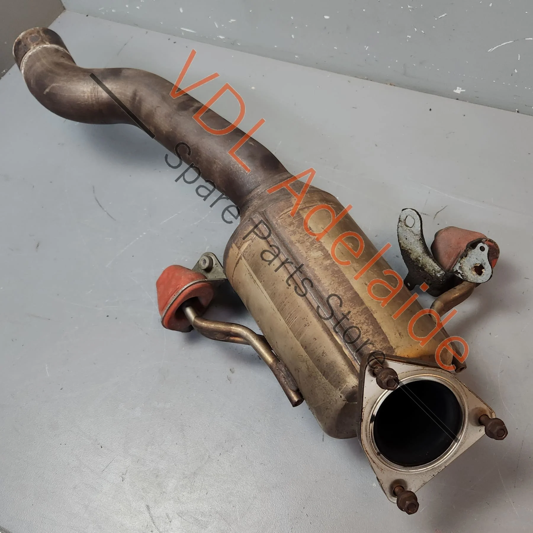 Porsche Cayenne 9PA 955 957 LHS Left Side Exhaust Pre Cat Catalytic Converter - Image 4
