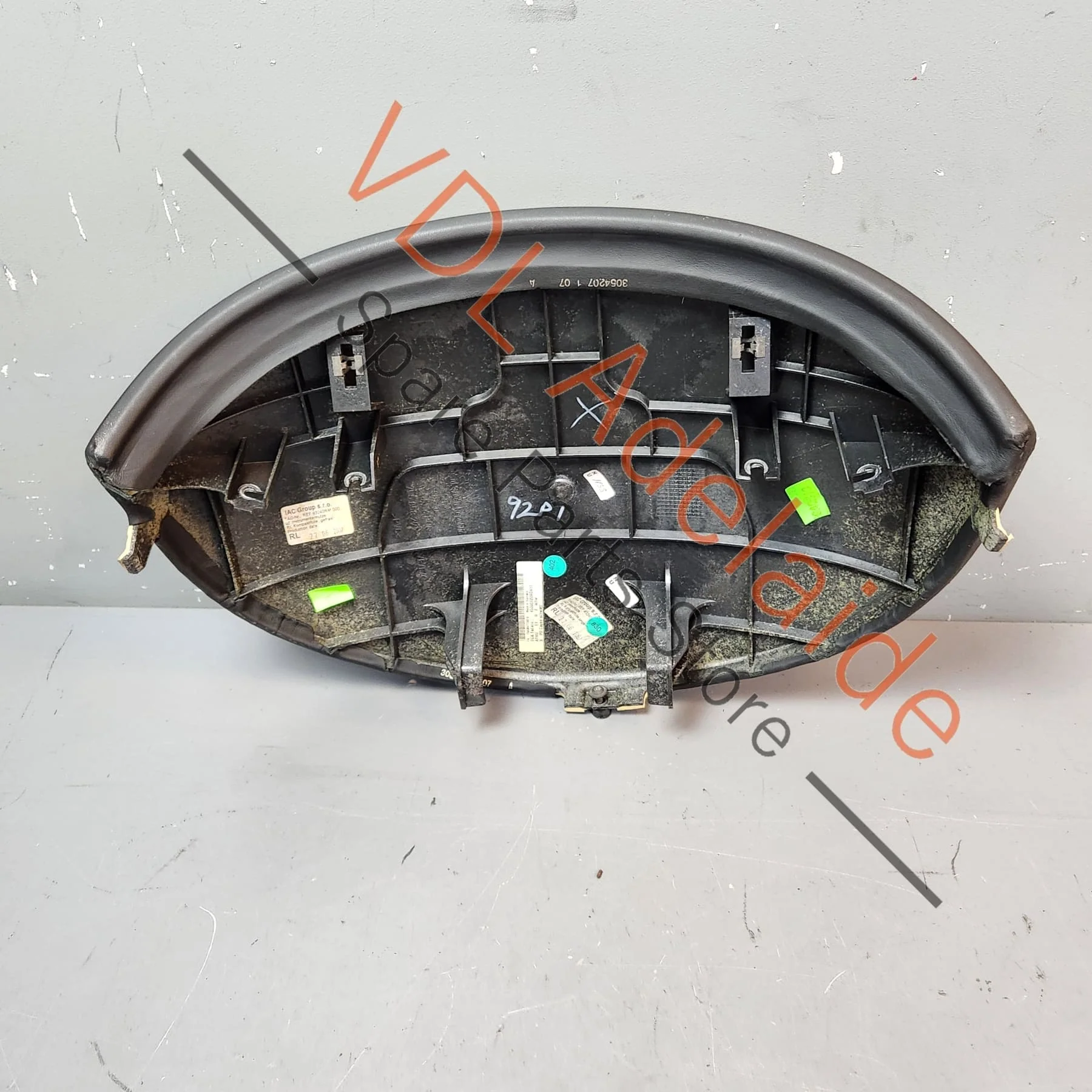 Porsche Cayenne 9PA 955 957 Turbo RHD Leather Dashboard Trim Upper for Gauge Cluster 95555229601 - Image 6