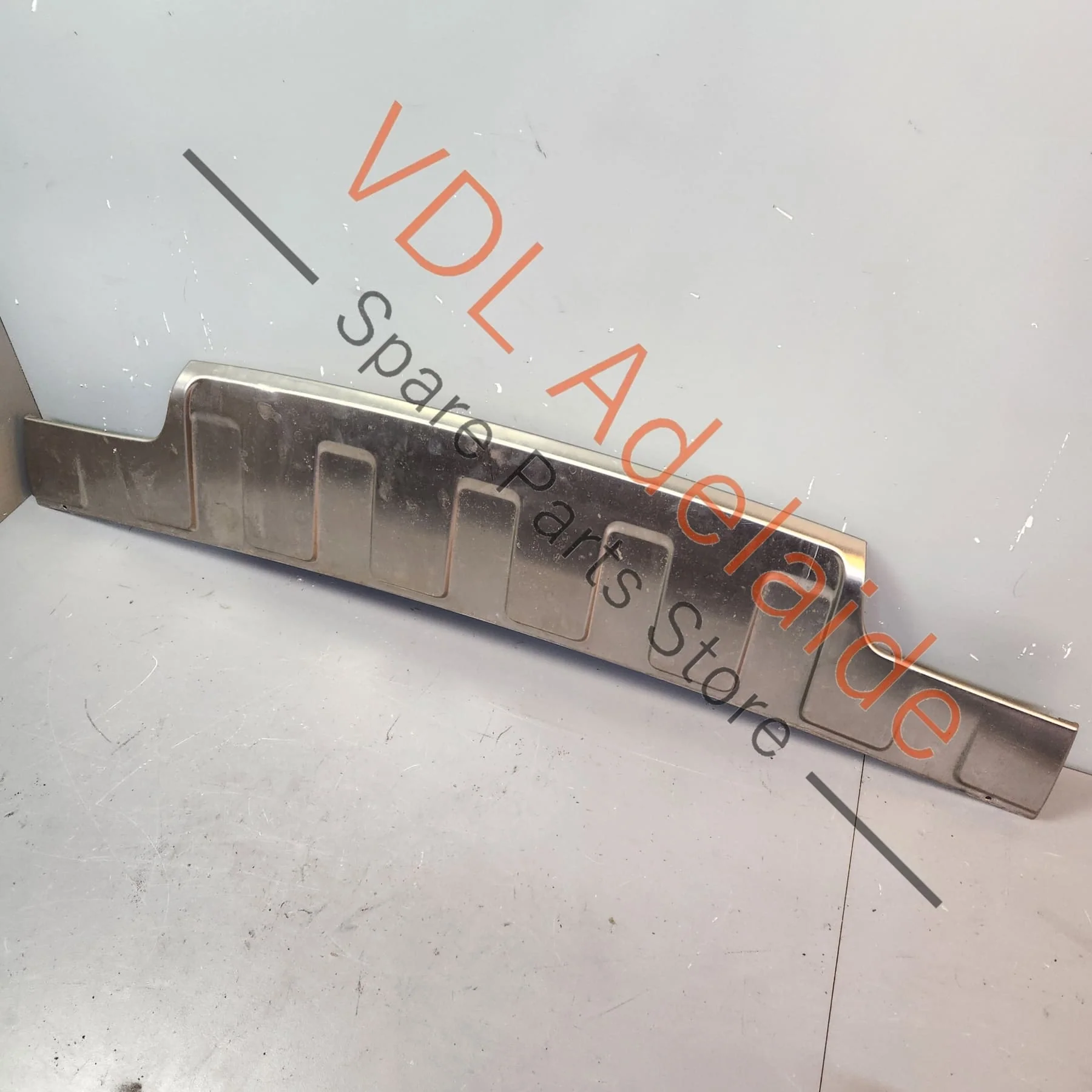Porsche Cayenne 9PA 955 957 Turbo Front Bumper Spoiler Stainless Steel Cover Trim Middle 95550590011 - Image 3