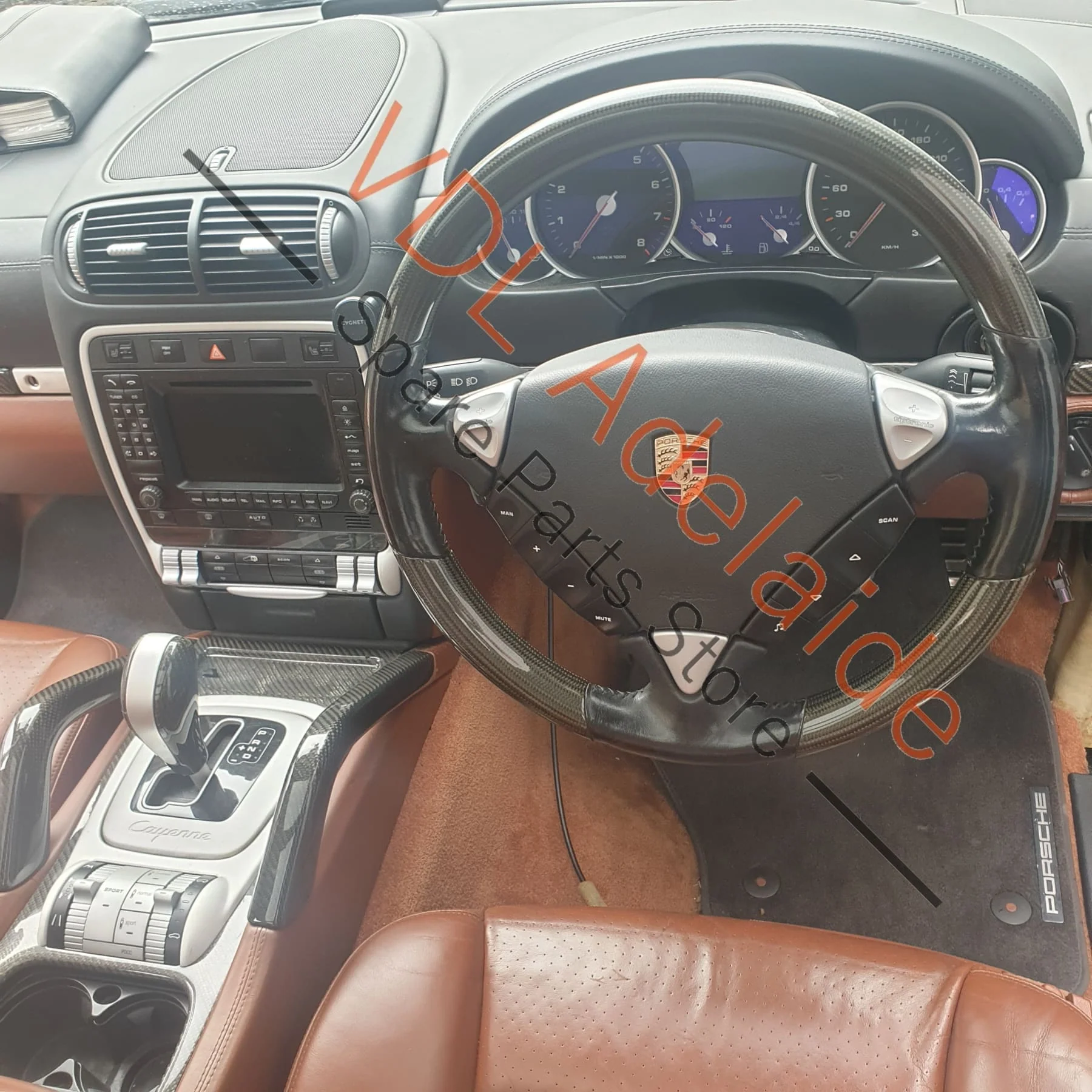 Porsche Cayenne 9PA 955 957 Indicator High Beam Switch Stalk 95561324500 7L5953513 - Image 5