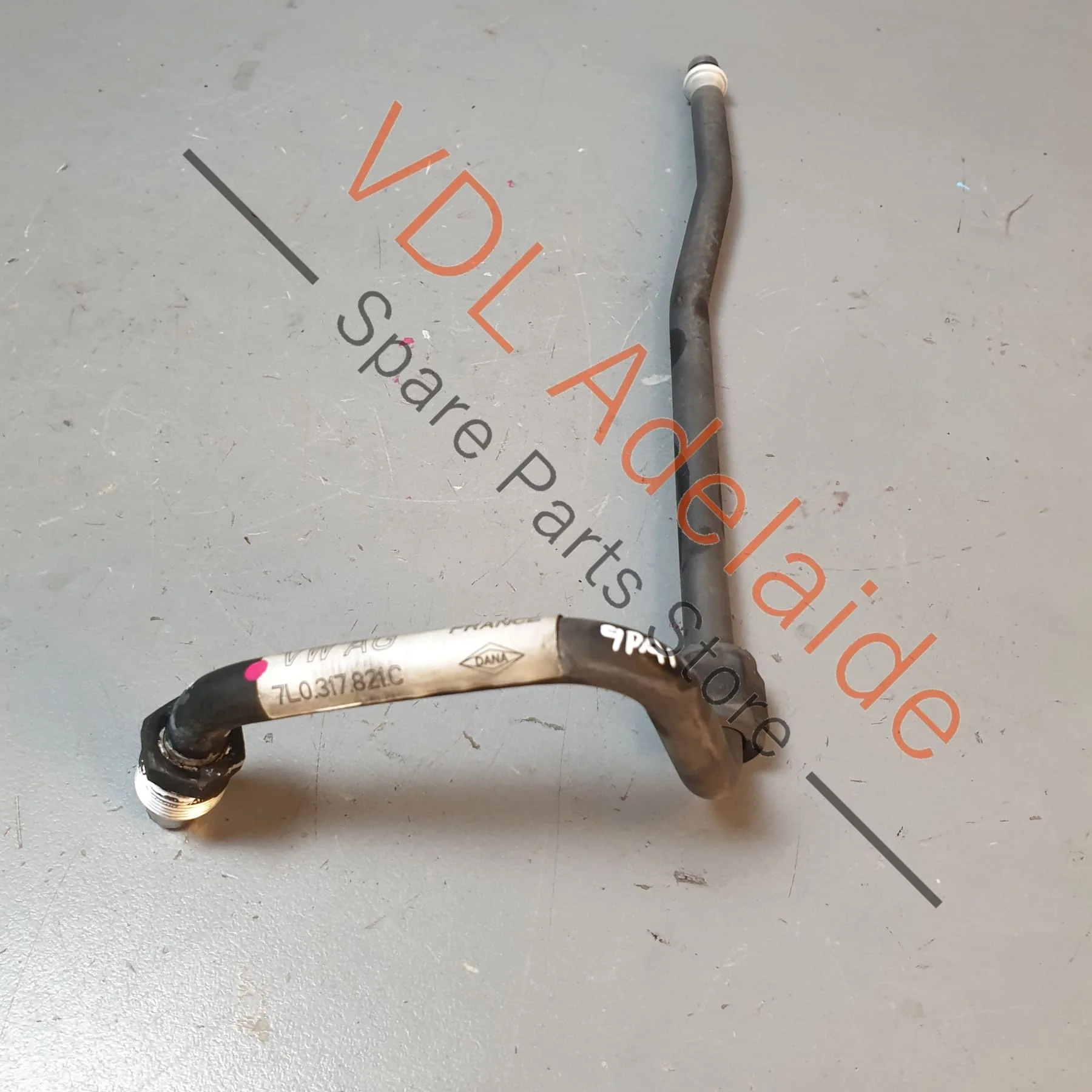 Porsche Cayenne Transmission Cooler Feed Hose Pipe Line 95530717150 7l0317821C - Image 6