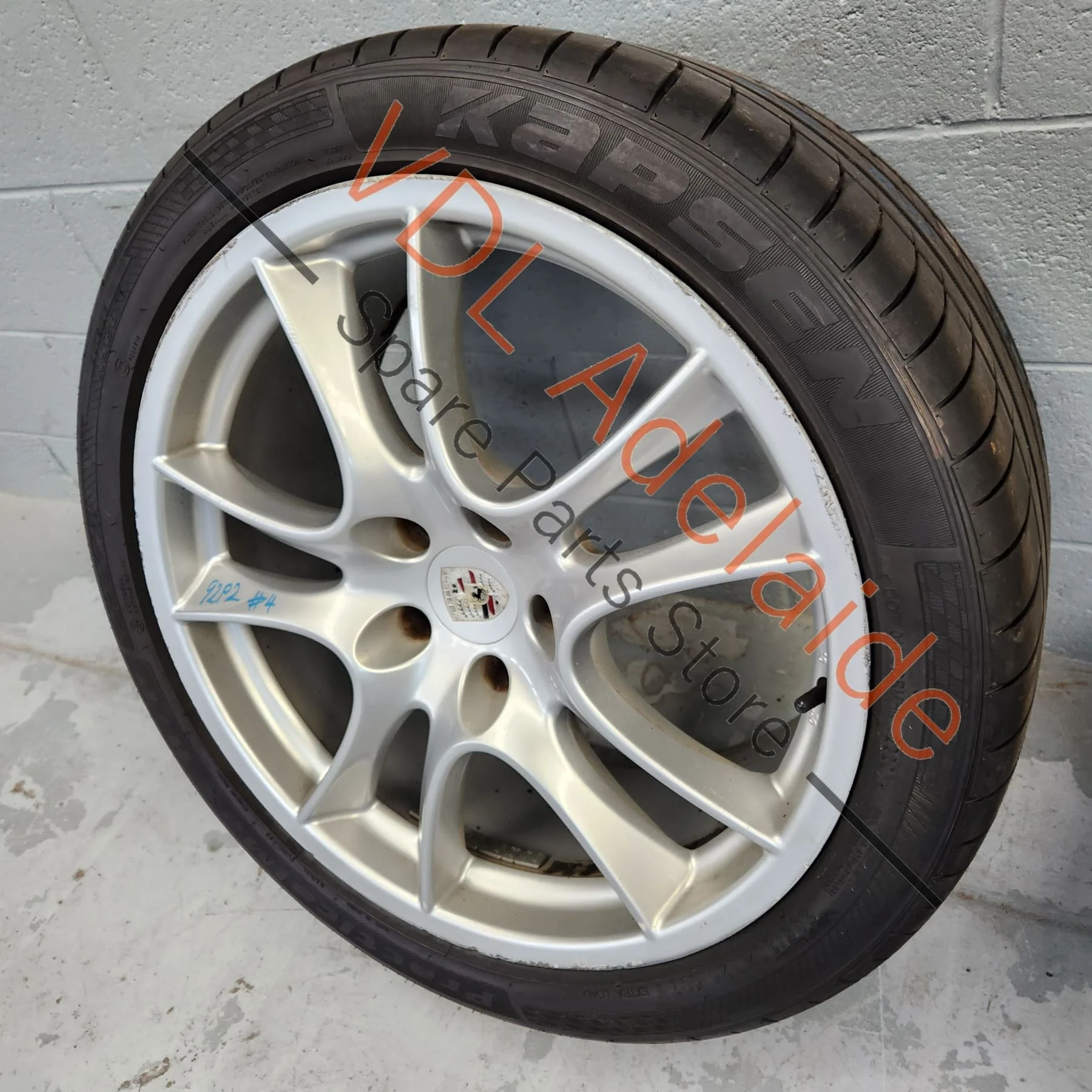 1x Porsche Cayenne 9PA 955 957 Turbo / GTS 21 x 10 Sport Design Alloy Rim Wheel #04 95536215600 - Image 6