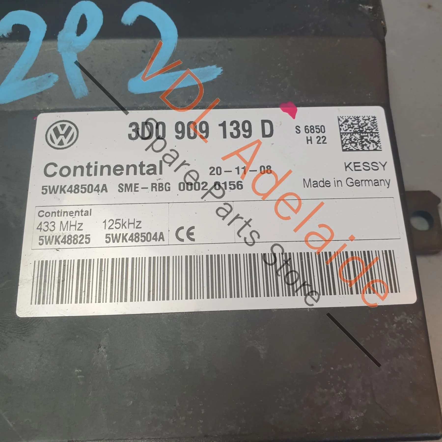 Porsche Cayenne 4.8L GTS 9PA 955 957 DME EIS System Set with ECU Key & Steering Lock - Image 6