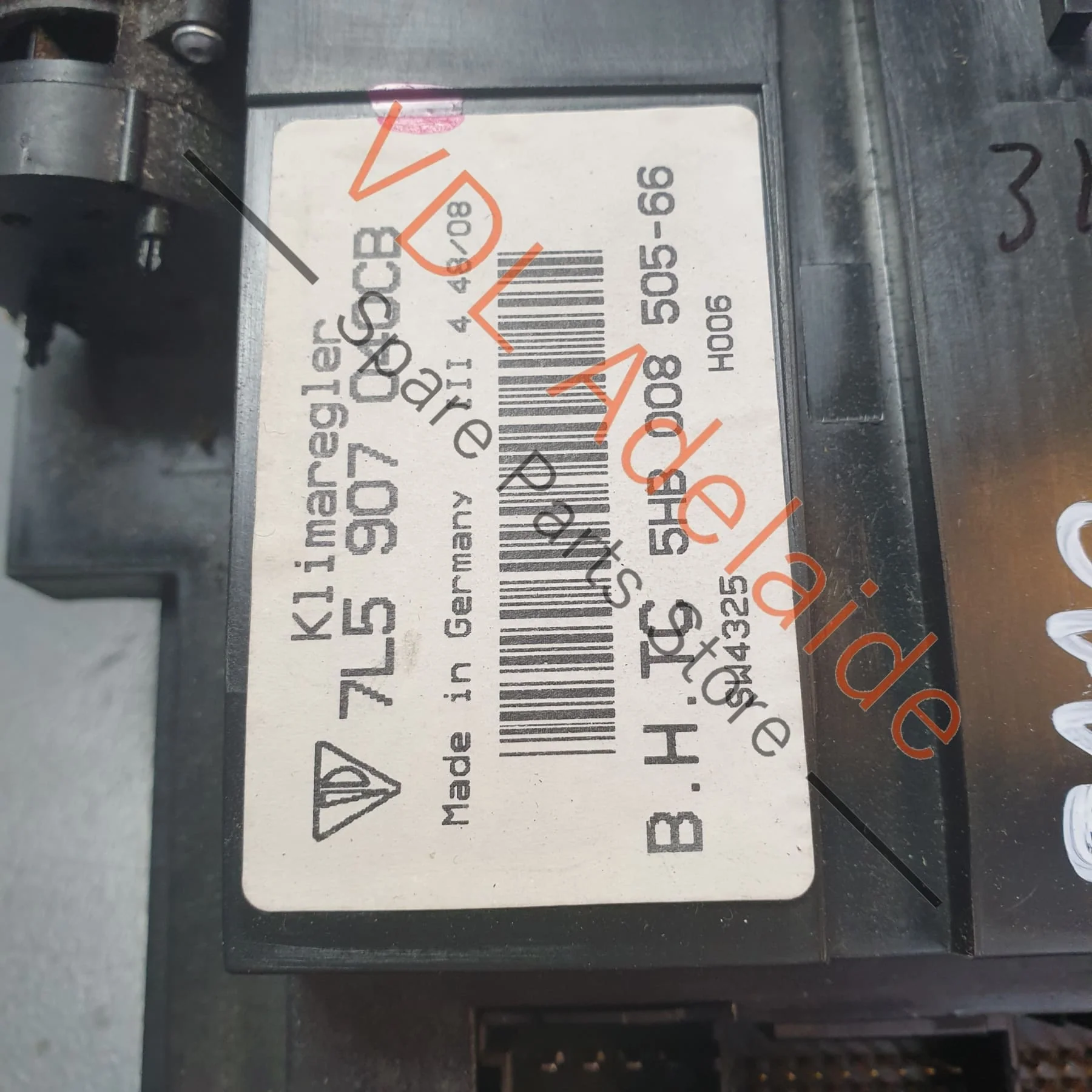 Porsche Cayenne 9PA Air Conditioning AC Climate Control Switch Module 95565310381 7L5907040CB - Image 5