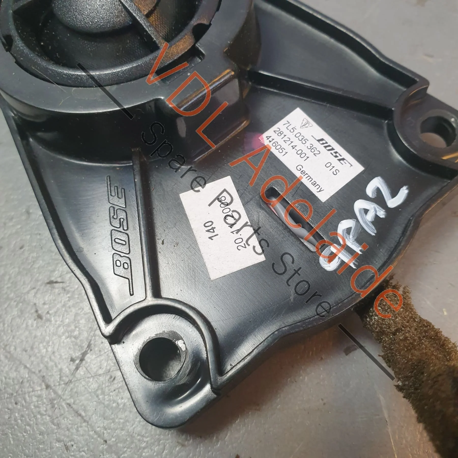 Porsche Cayenne 9PA BOSE Rear Door Treble High Tone Speaker 7L5035362 95564504200 - Image 2