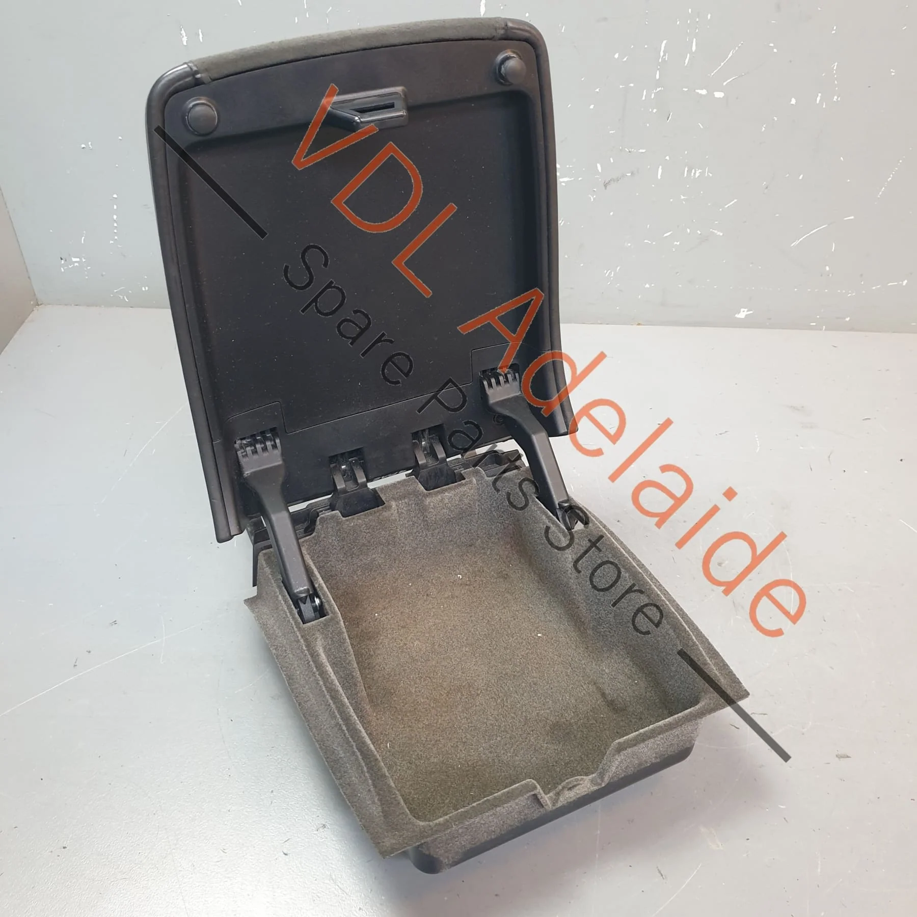 Porsche Cayenne GTS 9PA Arm Rest Armrest Alcantara Genuine OEM - Image 3