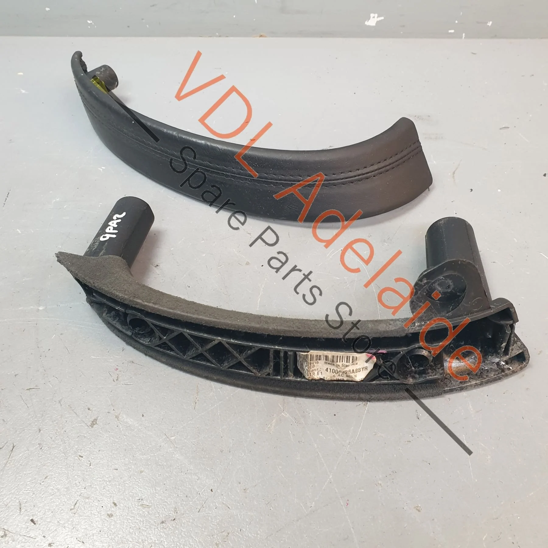 Porsche Cayenne 9PA GTS Alcantara Interior Inner Door Handle Pull Grip Left Side 7L5868537C 95555553901 8YR 95555526300 8YR - Image 6