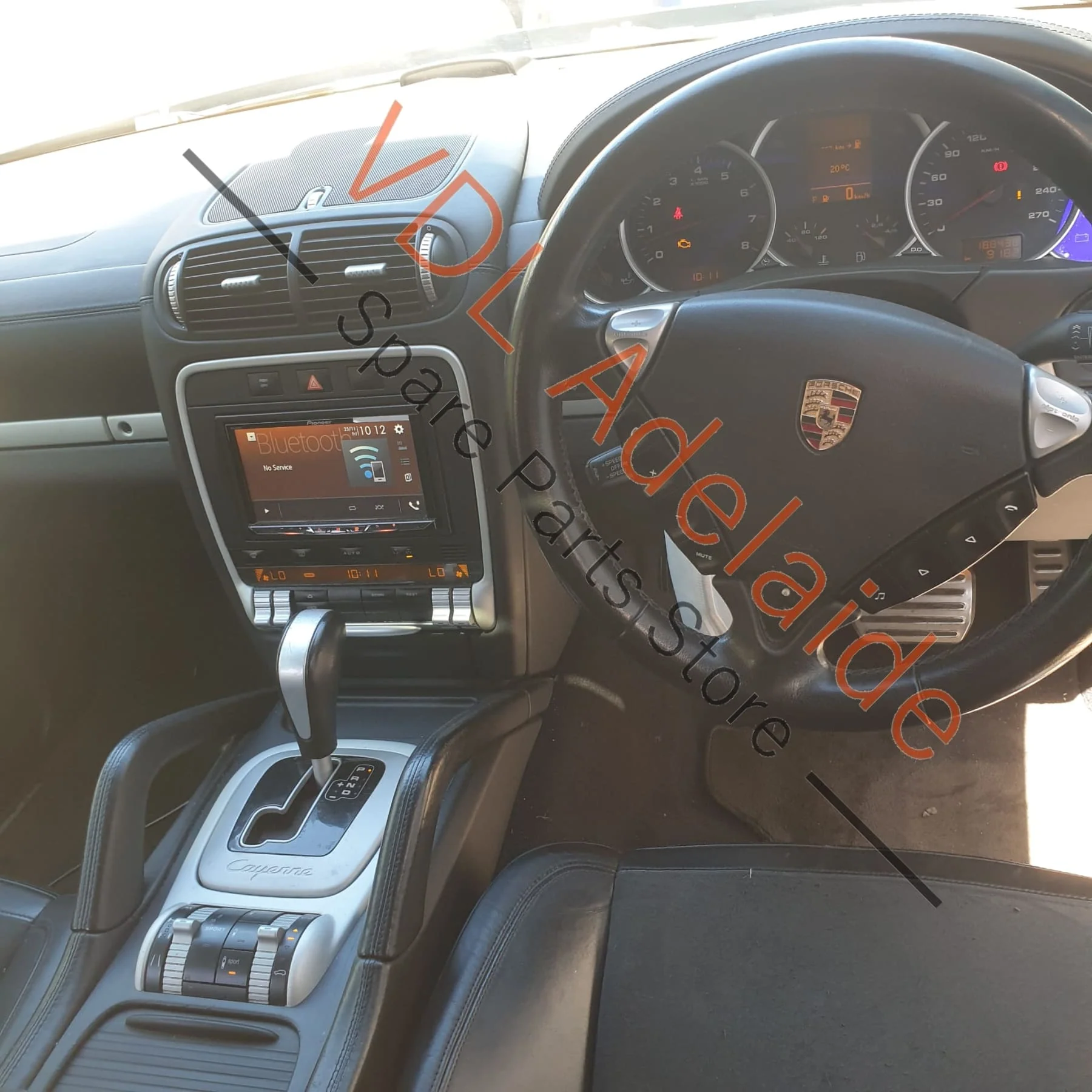 Porsche Cayenne 9PA GTS Alcantara Interior Inner Door Handle Pull Grip Right Side 7L5868538C 95555554001 8YR 95555526400 8YR - Image 3