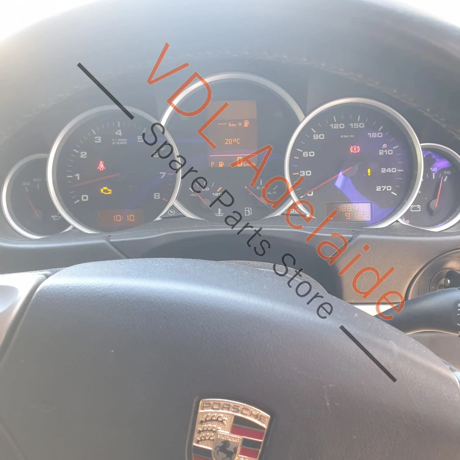 Porsche Cayenne 9PA Rear Right C Pillar Back Window Trim Rear Quarter 95554338200 XX2 - Image 4