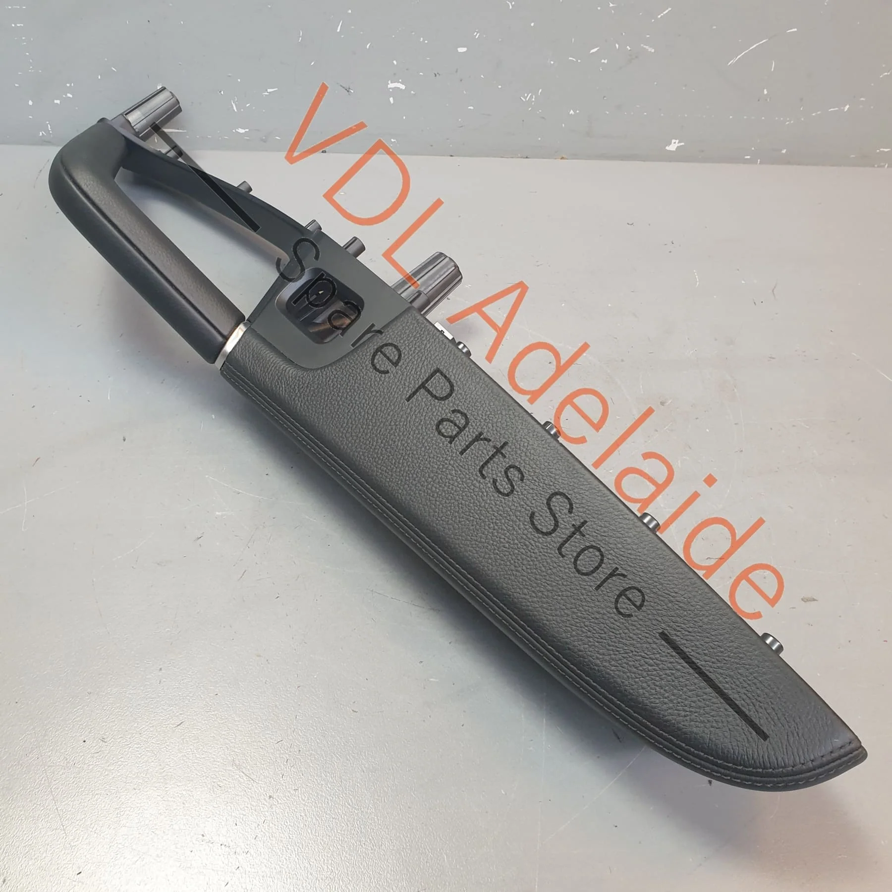 Porsche Cayenne E3 9YA 9YB Rear Right Interior Armrest Door Handle Pull Grip Black Leather