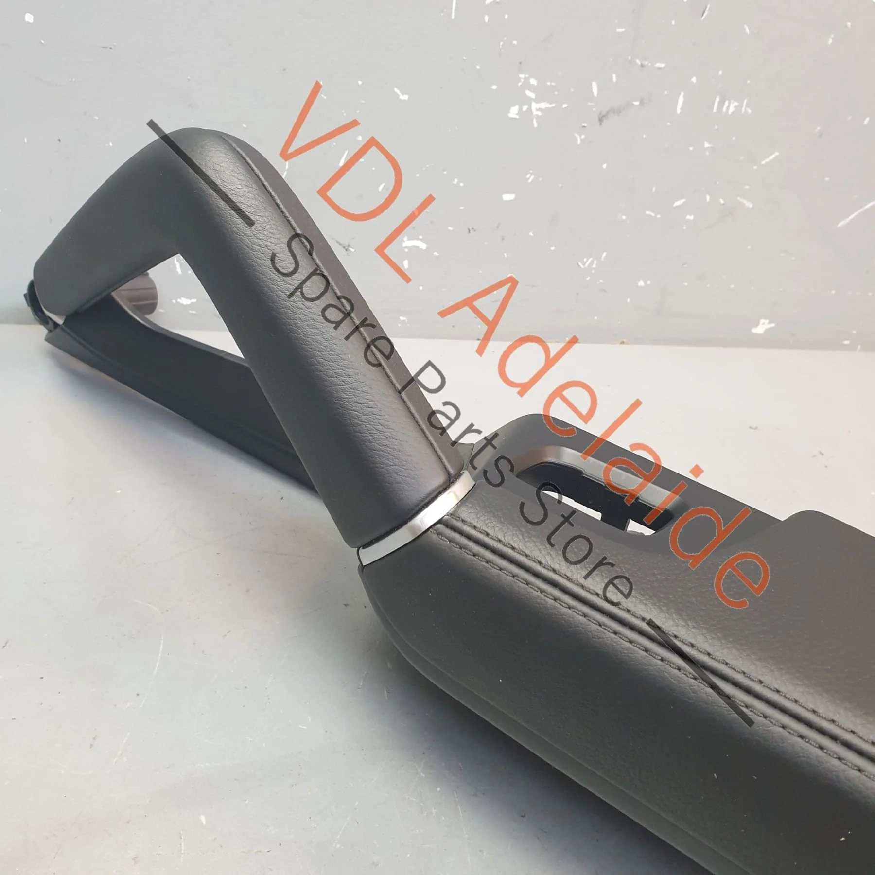 Porsche Cayenne E3 9YA 9YB Rear Right Interior Armrest Door Handle Pull Grip Black Leather - Image 3
