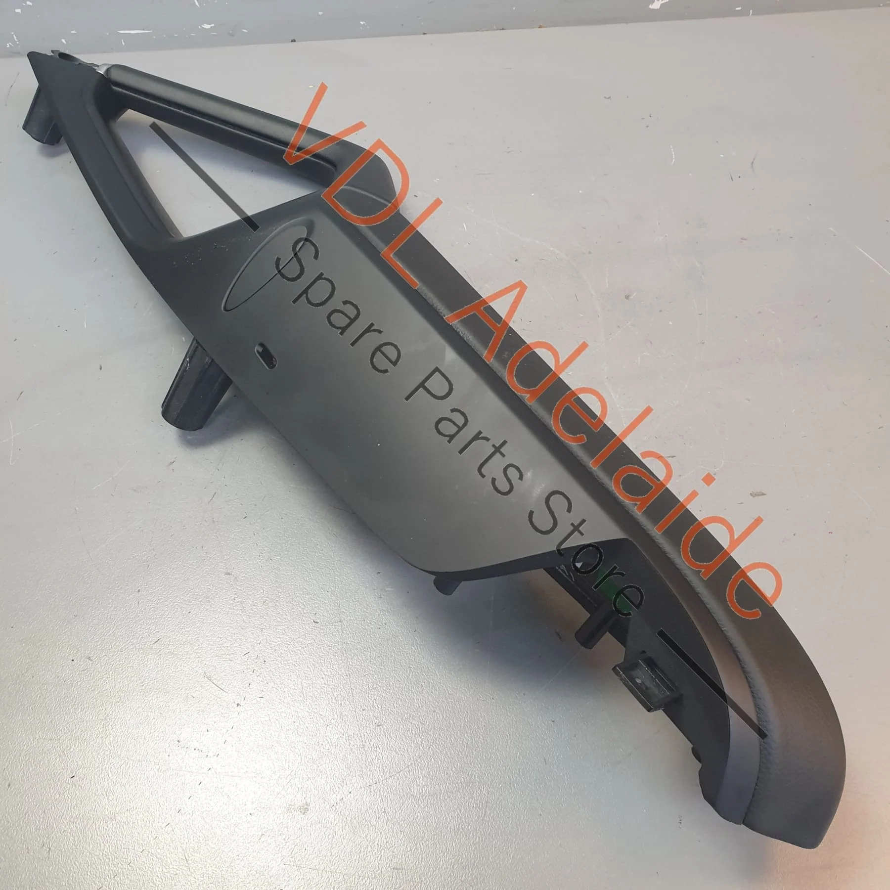Porsche Cayenne E3 9YA 9YB Rear Right Interior Armrest Door Handle Pull Grip Black Leather - Image 6