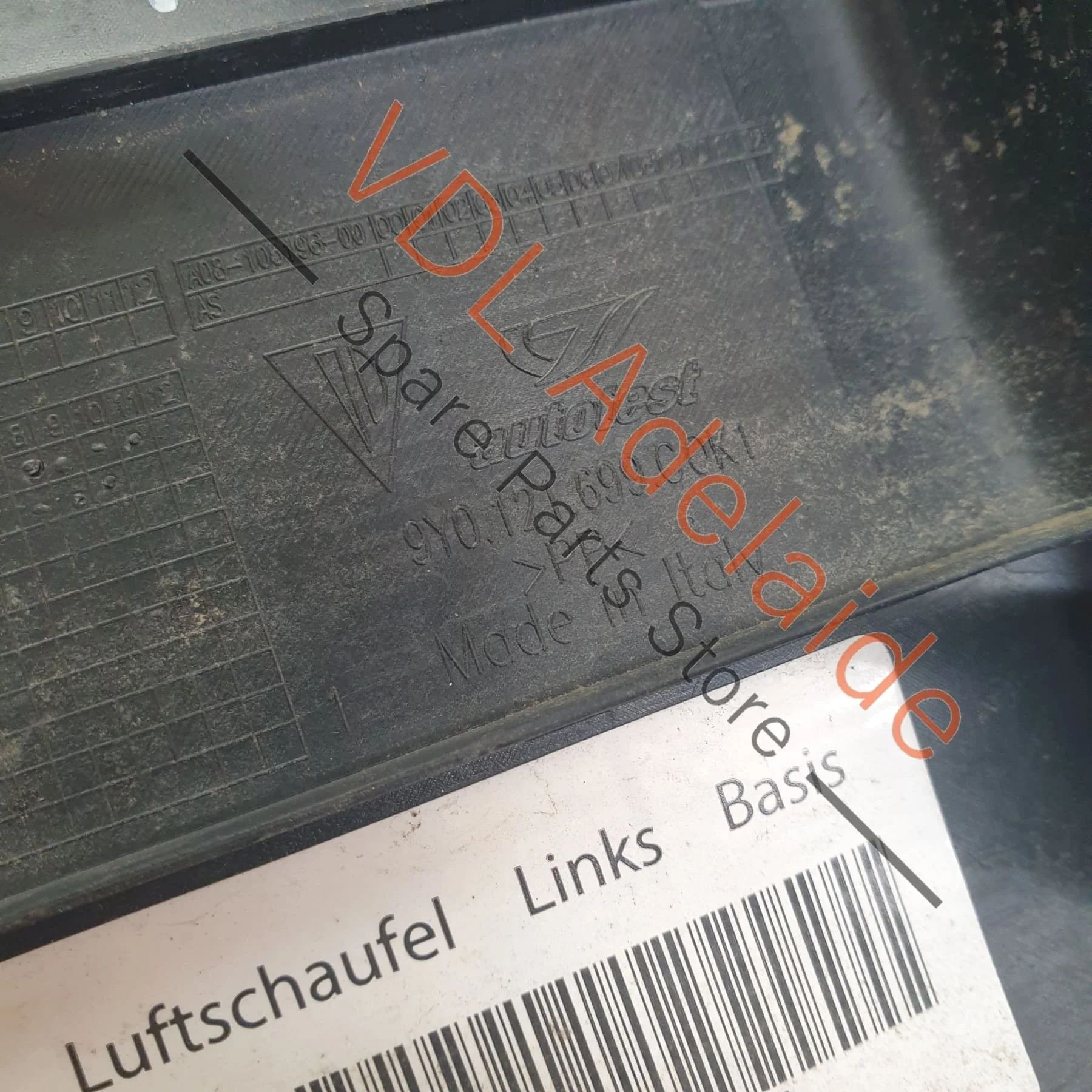 Porsche Cayenne E3 9YA 9YB Front Left Lower Radiator Support Air Guide Duct 9Y0121699C  OK1 - Image 9