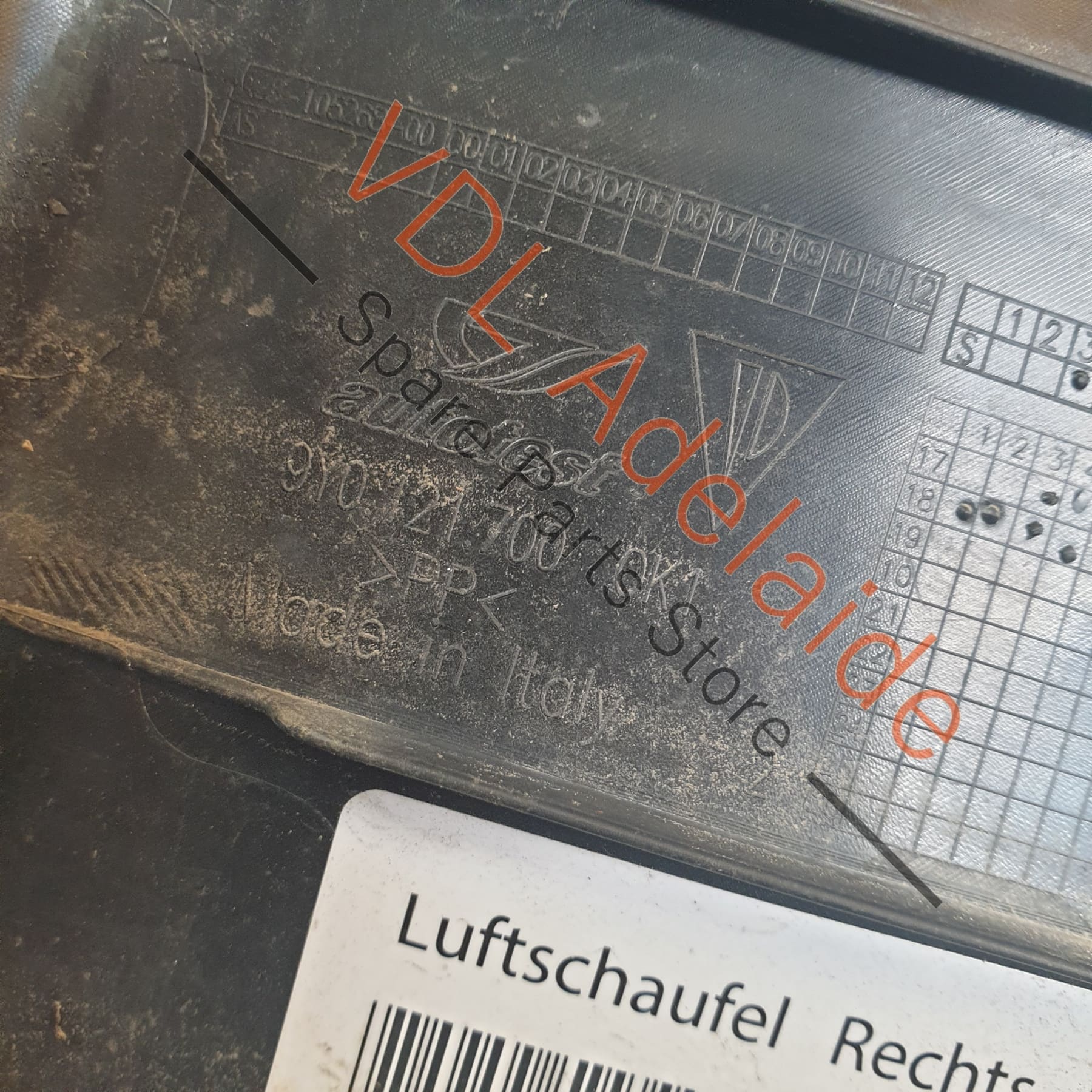 Porsche Cayenne E3 9YA 9YB Front Right Lower Radiator Support Air Guide Duct 9Y0121700C  OK1 - Image 9