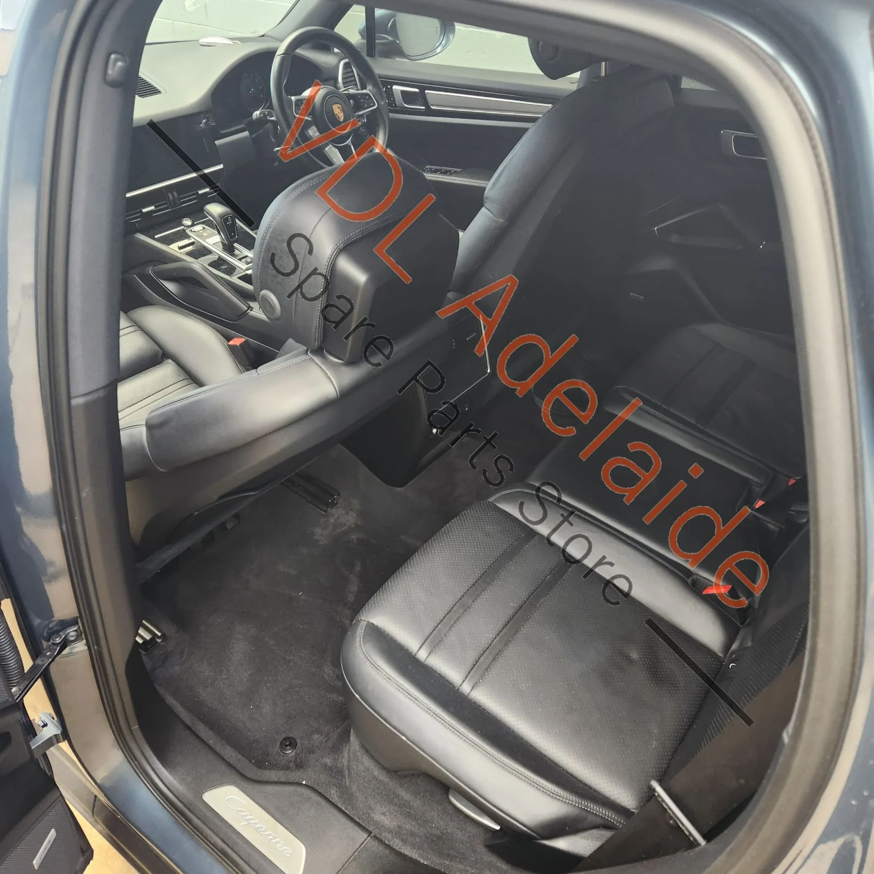 Porsche Cayenne Leather Rear Left / Right Outer Seat Head Restraint Rest 9Y0885901B 8YR - Image 11