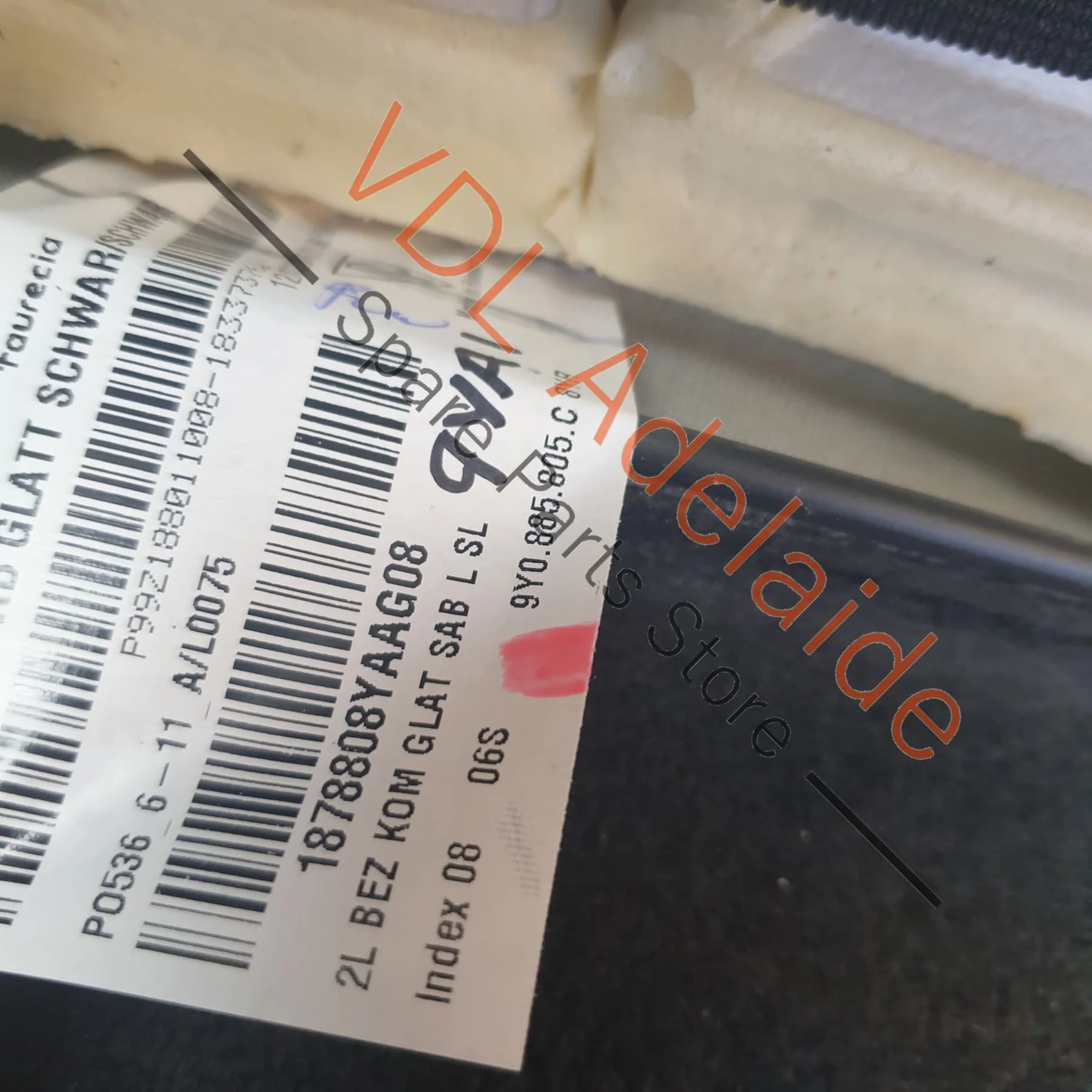 Porsche Cayenne E3 9YA 9YB Rear Left Seat Airbag Kit with Smooth Leather Cover 9Y0880441D 9Y0885805AN 8YR - Image 14