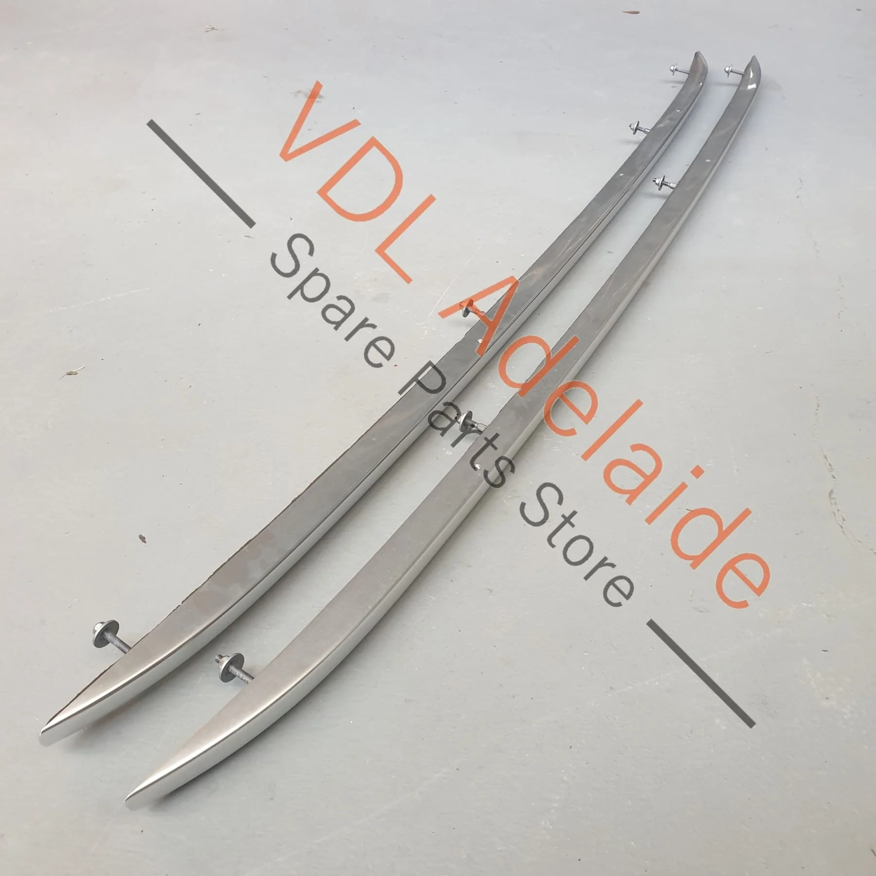 Porsche Cayenne E3 9YA Pair of Chrome Aluminium Roof Rails L&R 9Y0860043A 9Y0860043B - Image 5