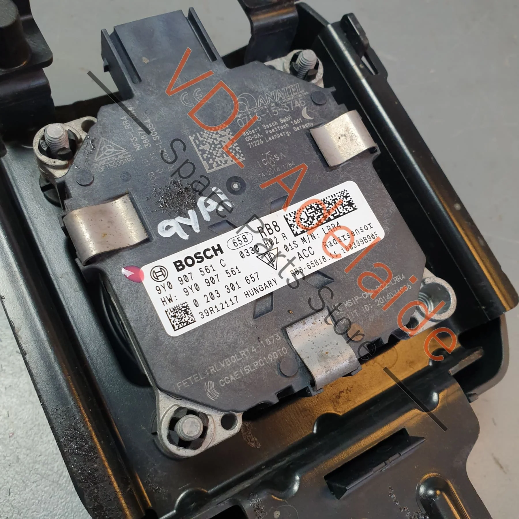 Porsche Cayenne E3 9YA 9YB 2019-2020 Front Centre Radar Sensor for ACC Cruise Control 9Y0907561C 9Y0907561A 9Y0907561B - Image 6
