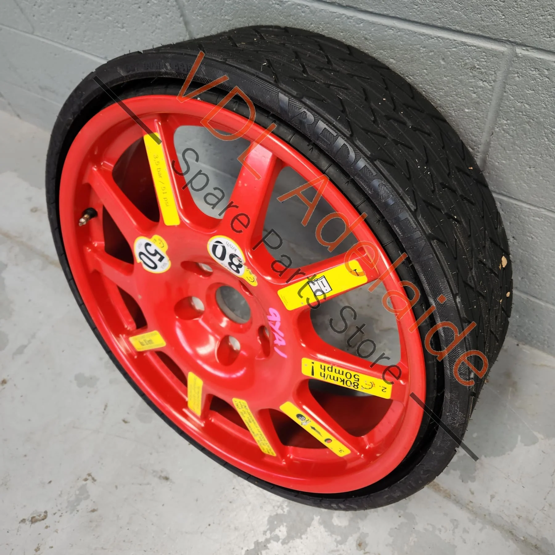 Porsche Cayenne E3 Space Saver Emergency Spare Wheel 20 x 6.5 ET28 Fits Q7 Touareg - Image 2
