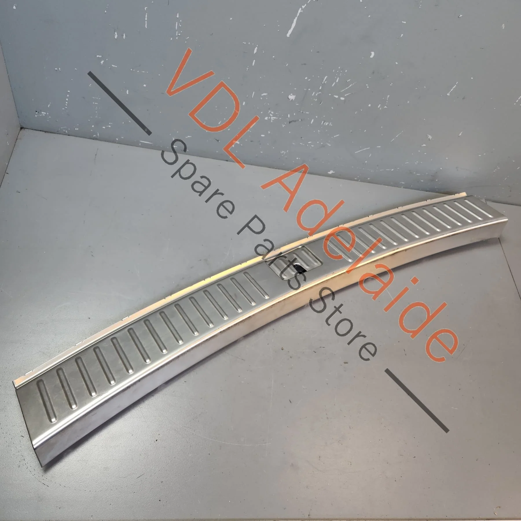 Porsche Cayenne E3 9YA 9YB Rear Luggage Compartment Load Edge Trim Stainless Steel Chrome 9Y0864483B 1E0 9Y0864483G 1E0 - Image 2