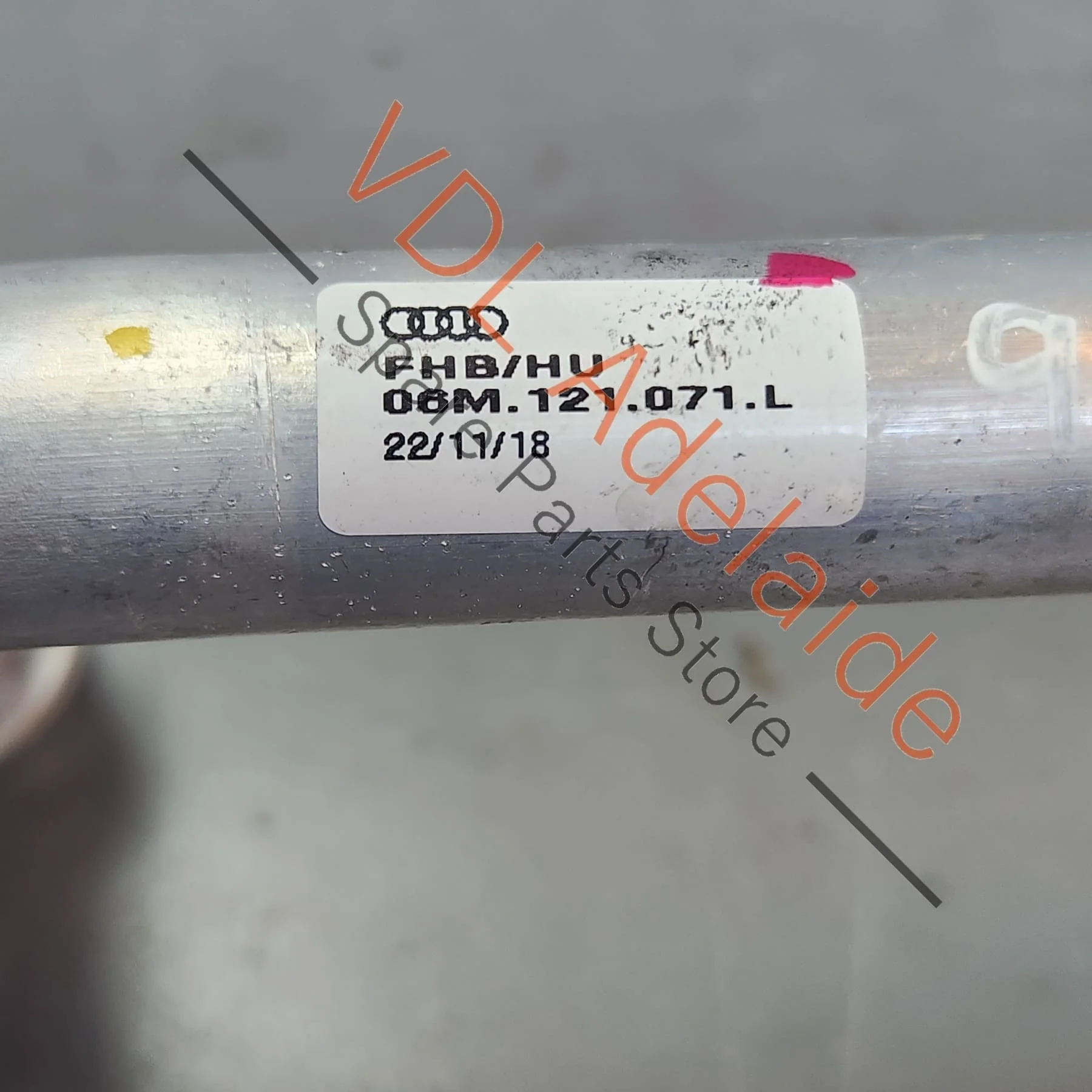 Porsche Cayenne E3 9YA 9YB Coolant Pipe Aluminium 06M121071L - Image 2
