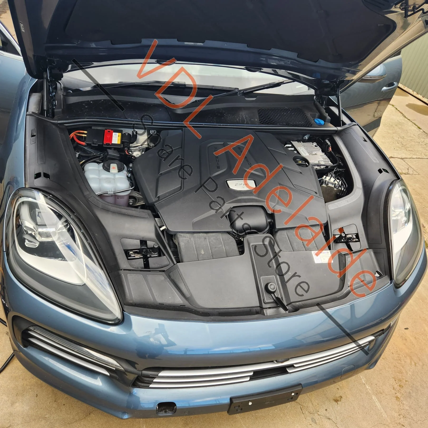 Porsche Cayenne E3 9Y Engine Bay Jump Start Trim Cover 9Y2819447 - Image 3