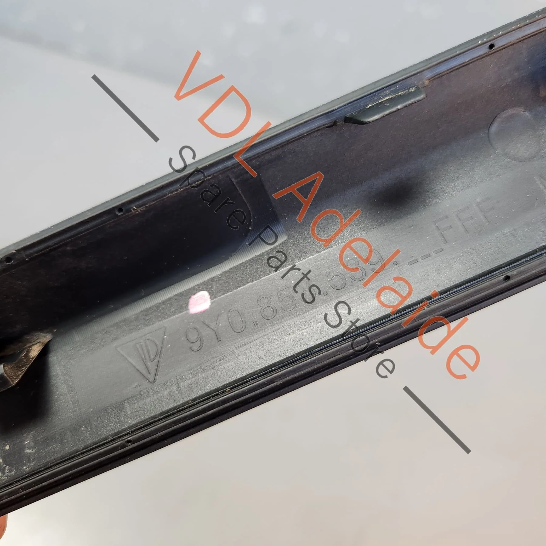 Porsche Cayenne E3 9Y Left Rear Door Entry Sill Trim Plastic 9Y0853539 - Image 7