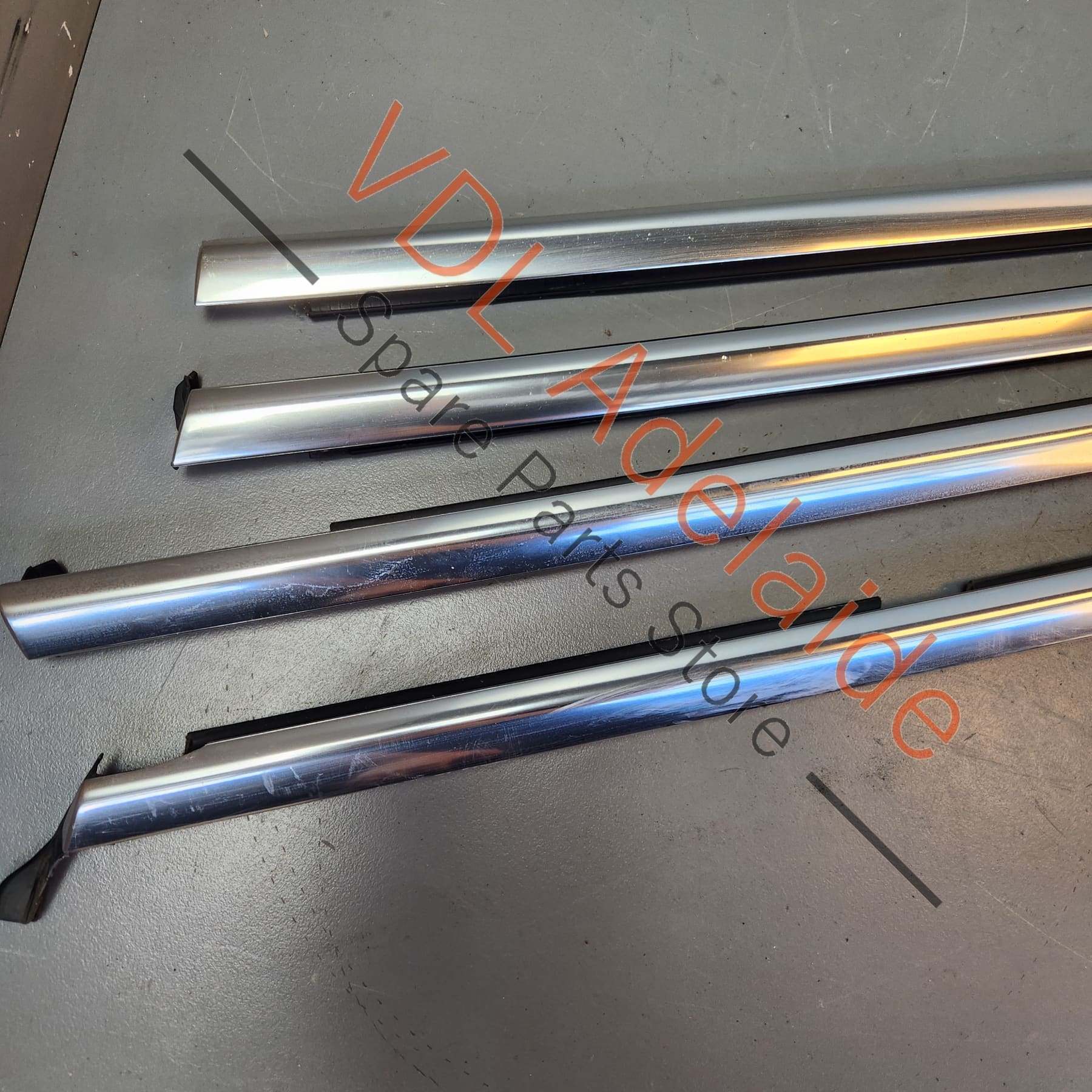 Porsche Cayenne E3 9Y Set of 4 Door Window Chrome Trim Strips 9Y0837475H 9Y0837476H 9Y0839475H 9Y0839476H GV9 - Image 4