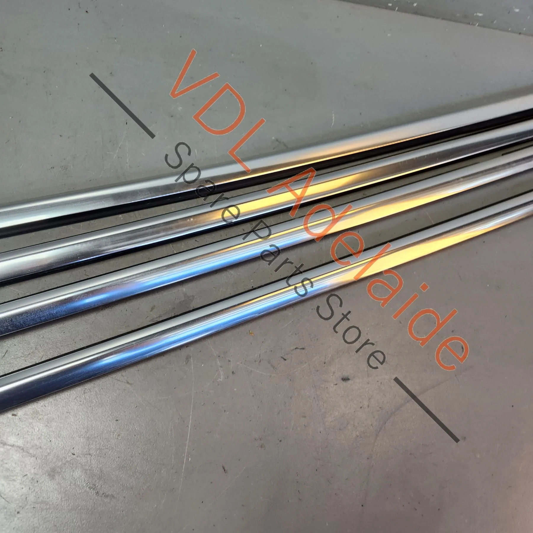 Porsche Cayenne E3 9Y Set of 4 Door Window Chrome Trim Strips 9Y0837475H 9Y0837476H 9Y0839475H 9Y0839476H GV9 - Image 5