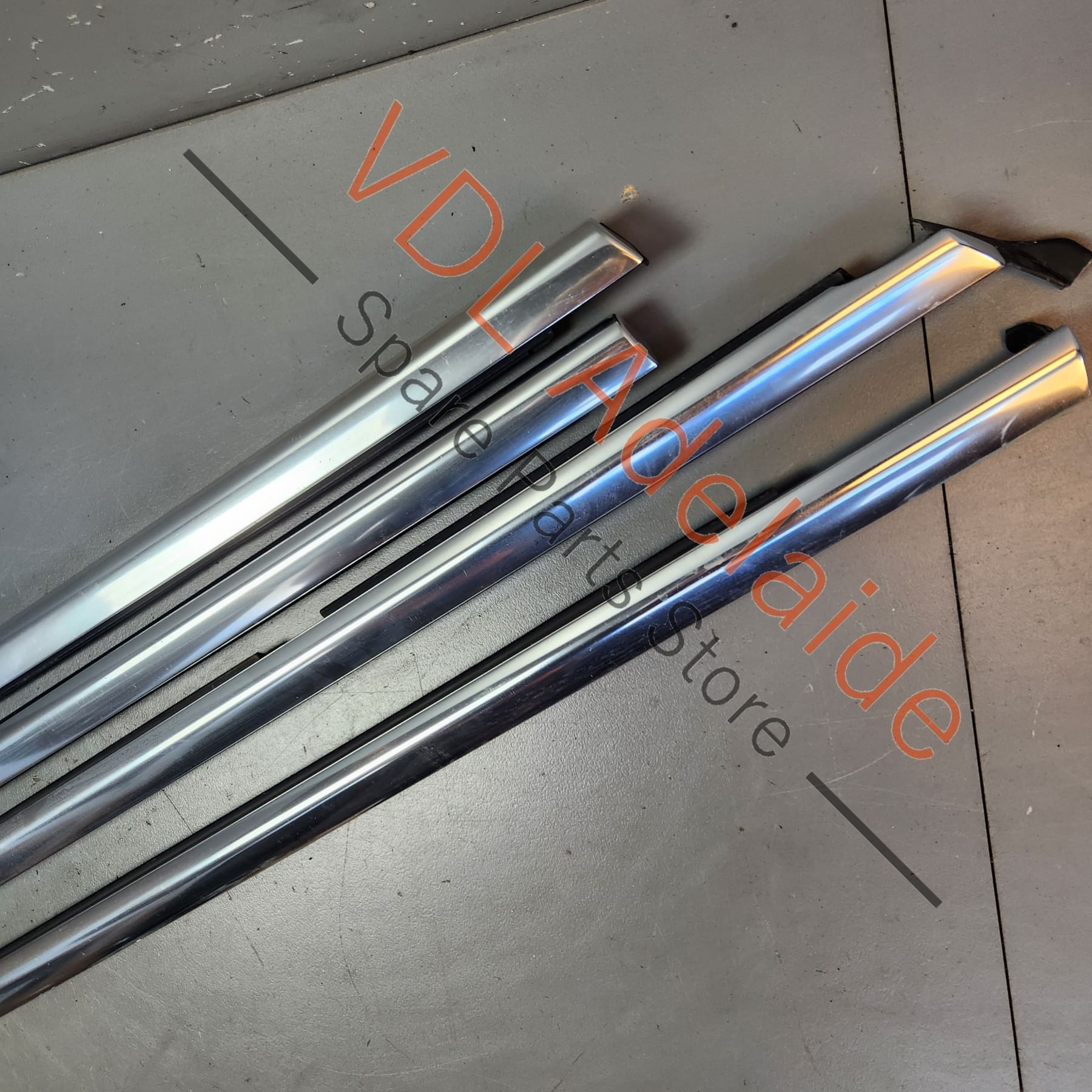 Porsche Cayenne E3 9Y Set of 4 Door Window Chrome Trim Strips 9Y0837475H 9Y0837476H 9Y0839475H 9Y0839476H GV9 - Image 6