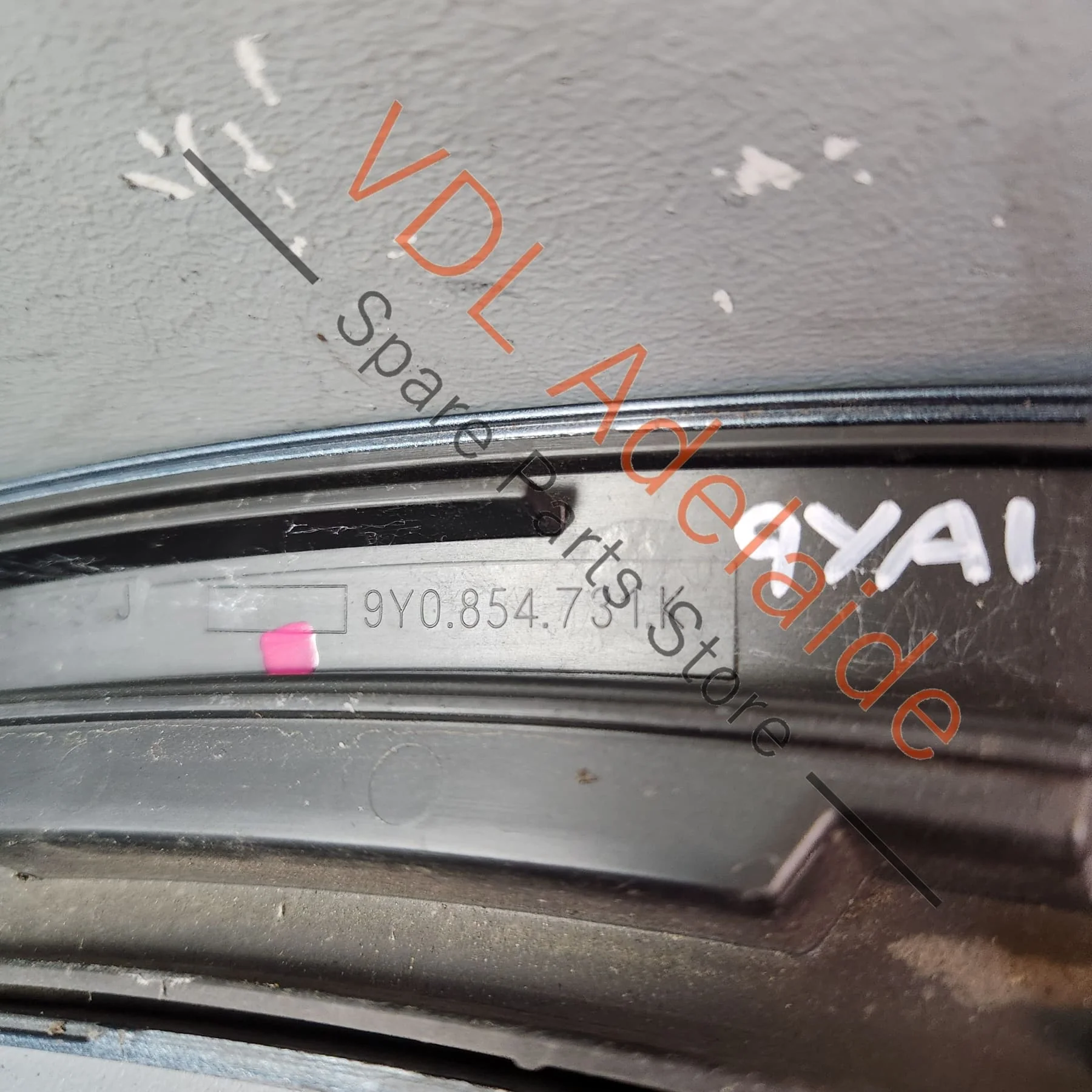 Porsche Cayenne E3 9Y Left Rear Wheel Arch Flare Trim Molding 9Y0854731J - Image 7