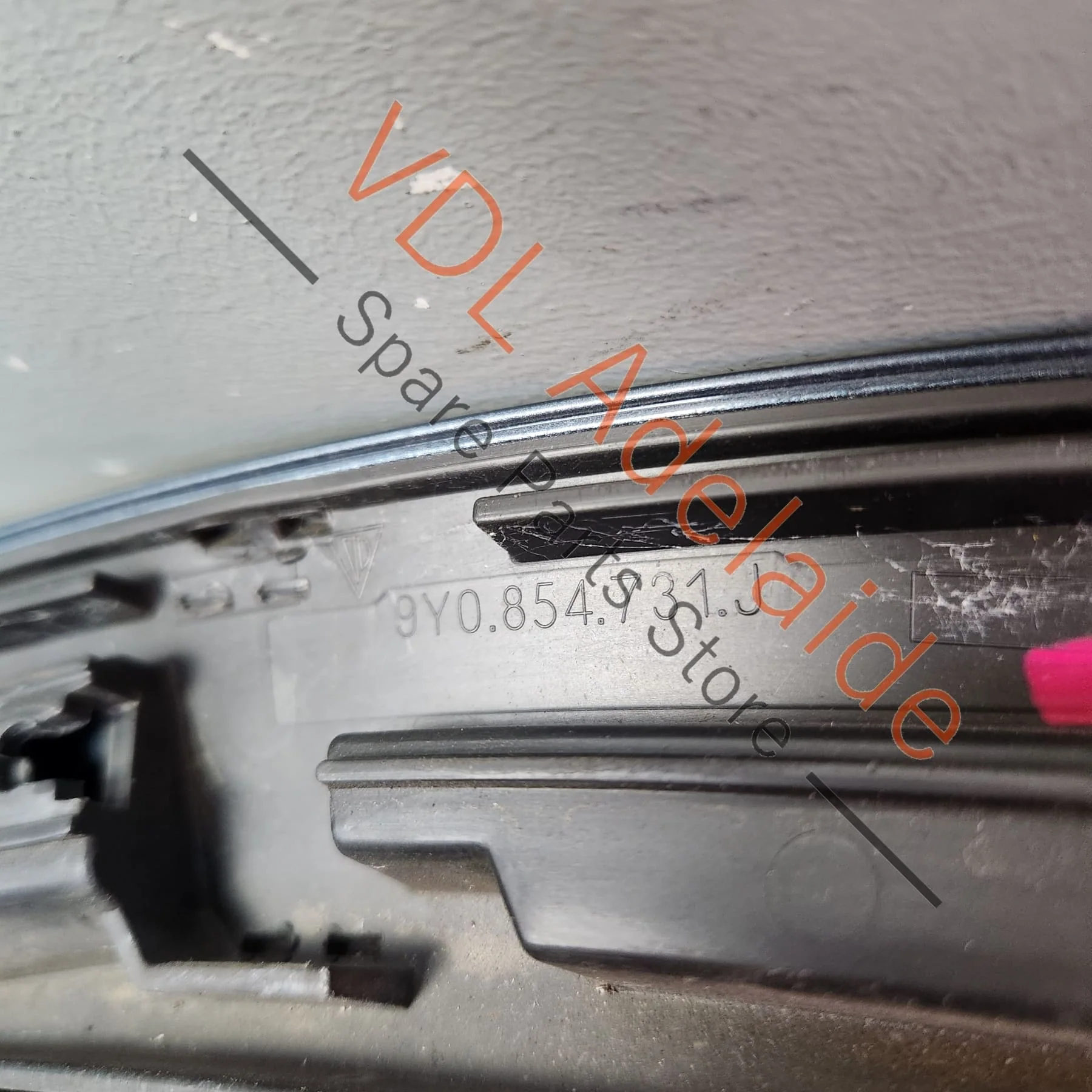 Porsche Cayenne E3 9Y Left Rear Wheel Arch Flare Trim Molding 9Y0854731J - Image 8