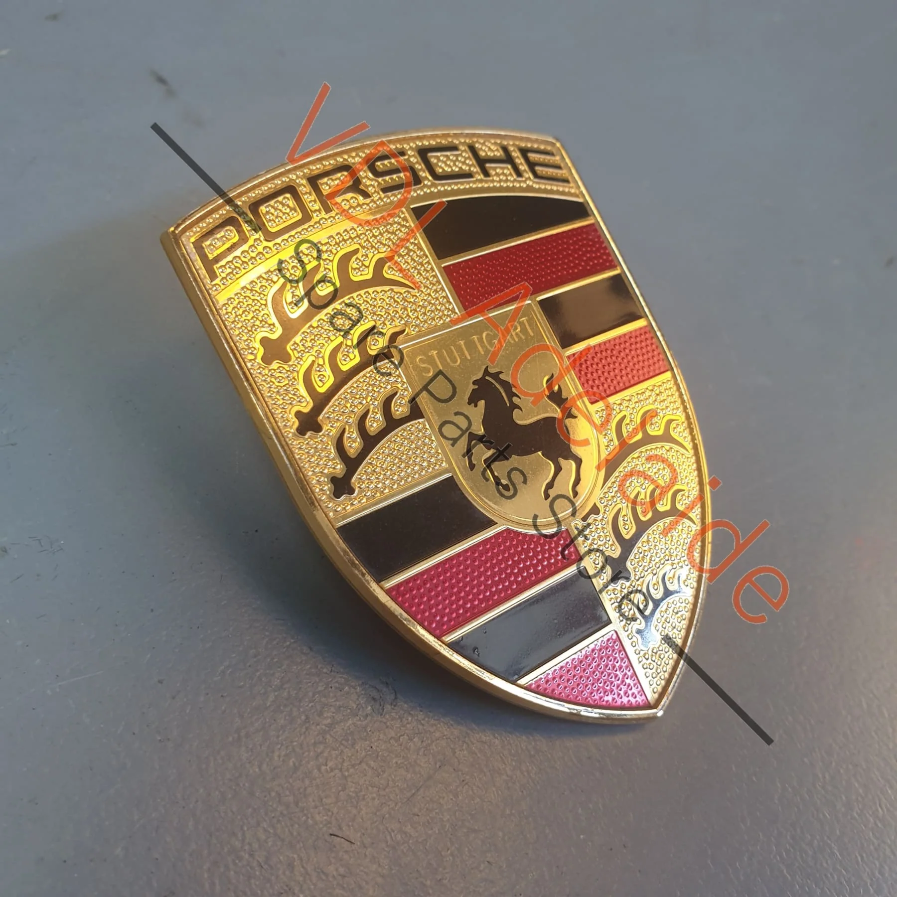 Porsche Cayenne E3 9Y Bonnet Badge Emblem Crest 95855960102 - Image 4
