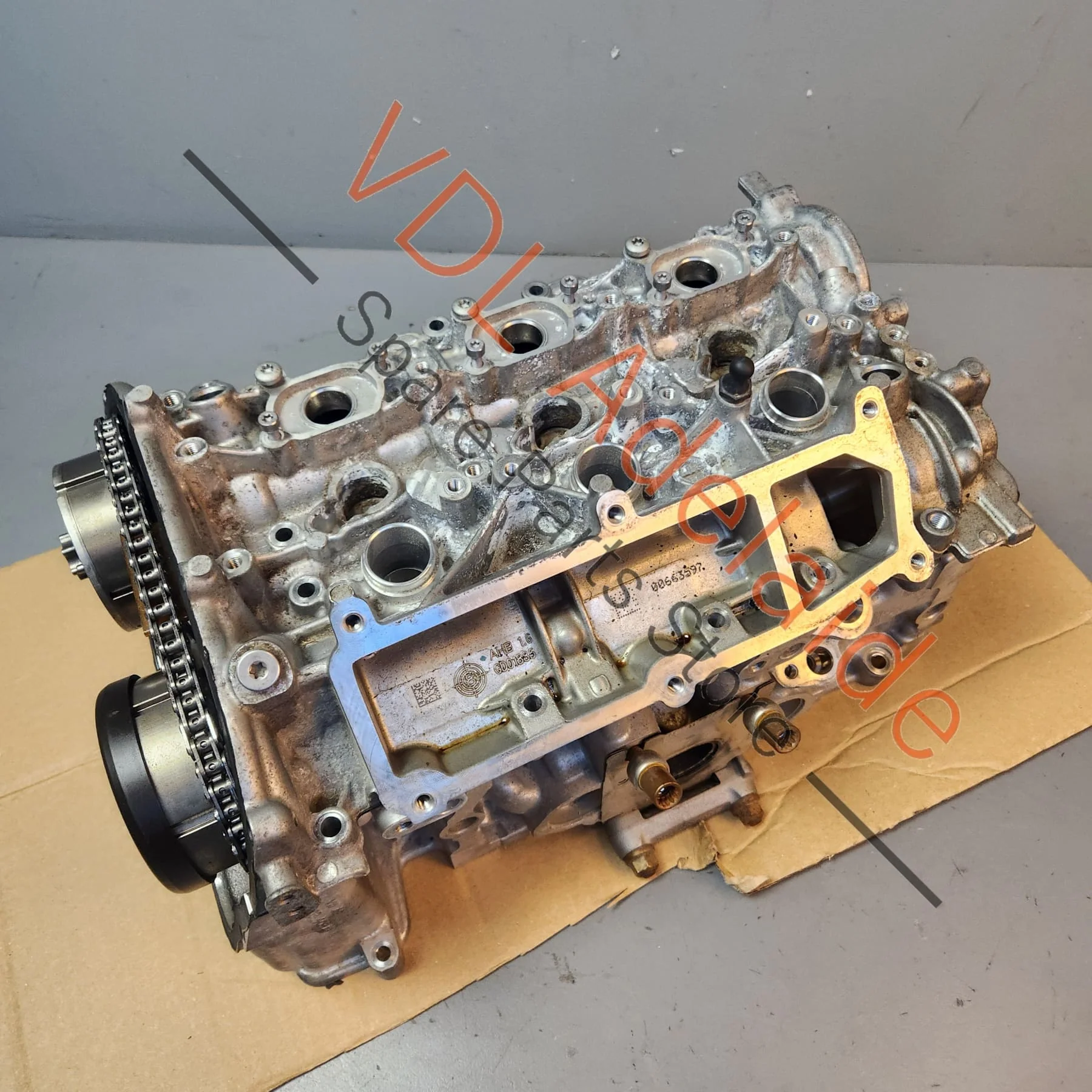 Porsche 324kw DCAB DCA Engine Cylinder Head Cyl 4-6 Left Complete With Camshafts and Valves - Image 8