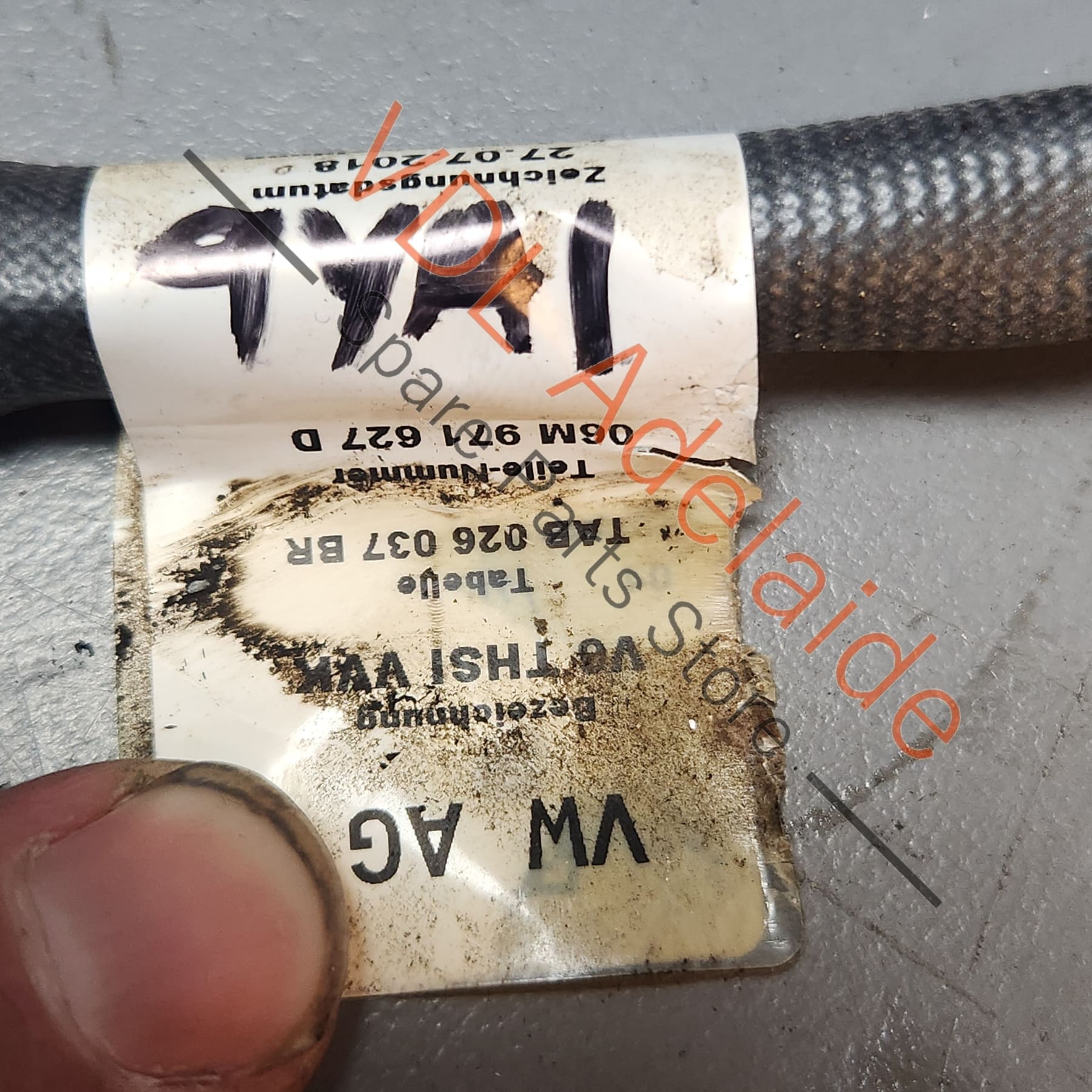VW Audi Porsche Coolant Temperature Sensor Wiring Harness Cable 06M971627D - Image 5