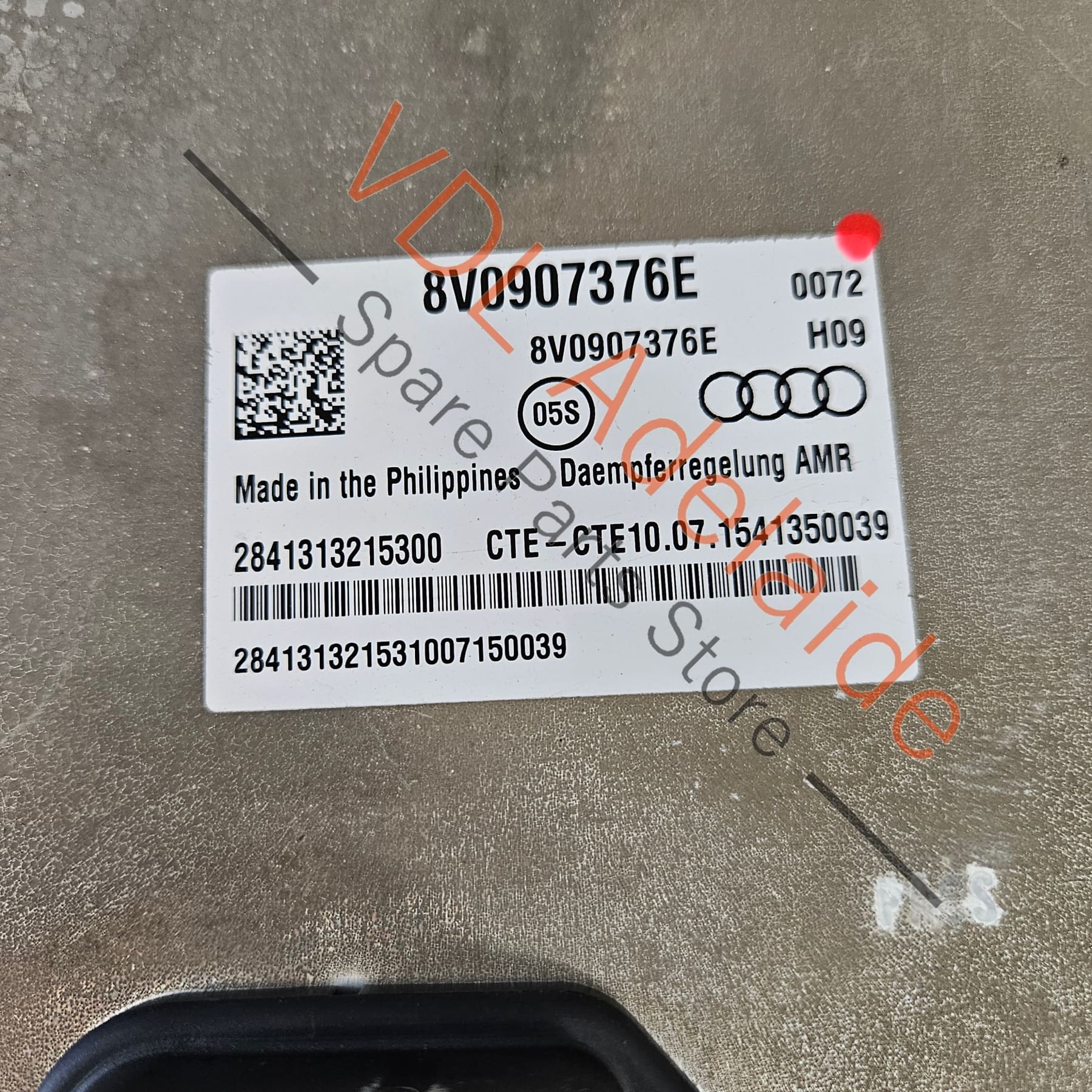 Audi TT Mk3 8S FV3 Suspension Magnetic Ride Damper Control Module 8V0907376E - Image 2