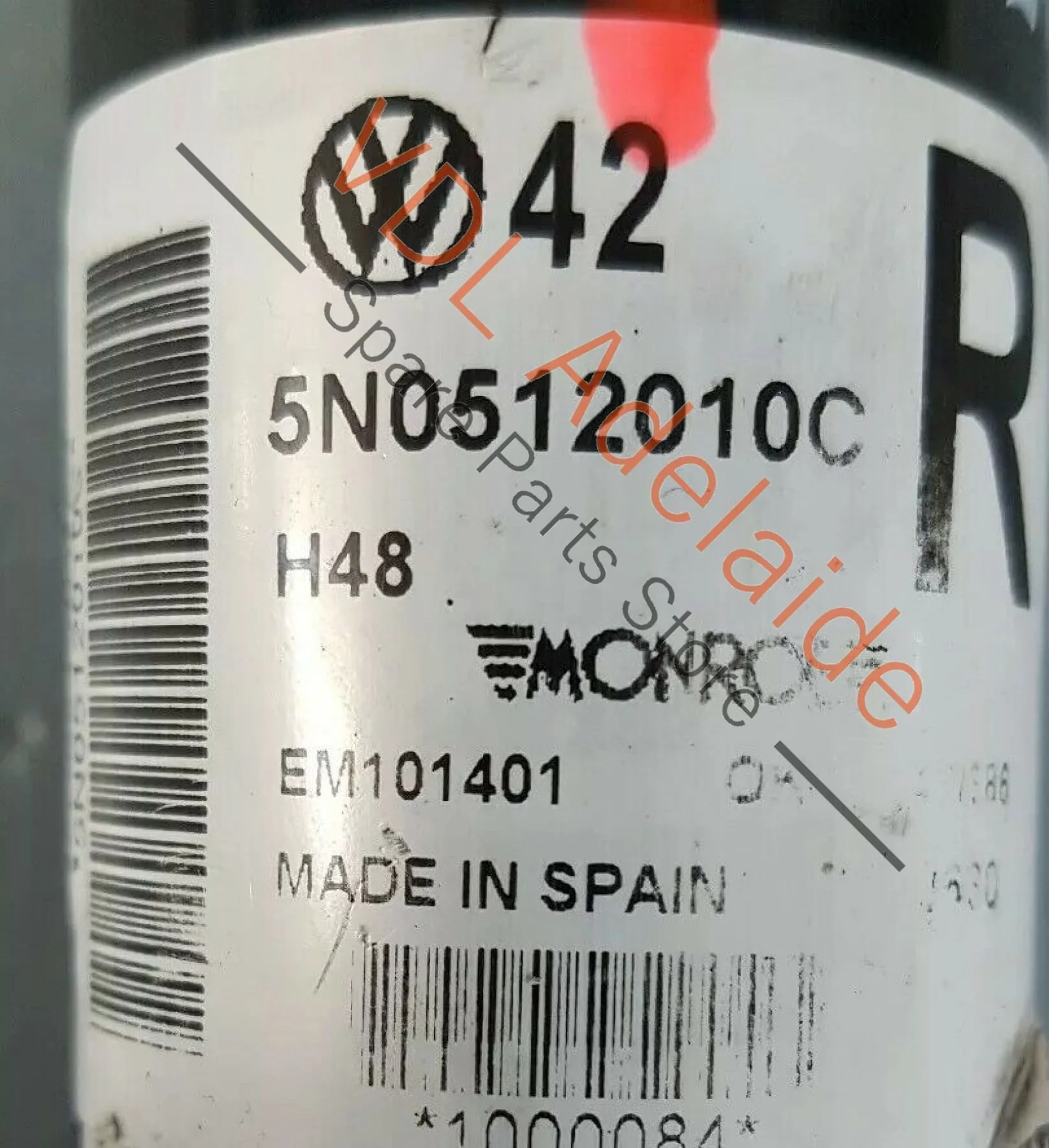 Volkswagen Tiguan R 5N Rear Right DCC Gas Shock Absorber Electronic Control JES - Image 3