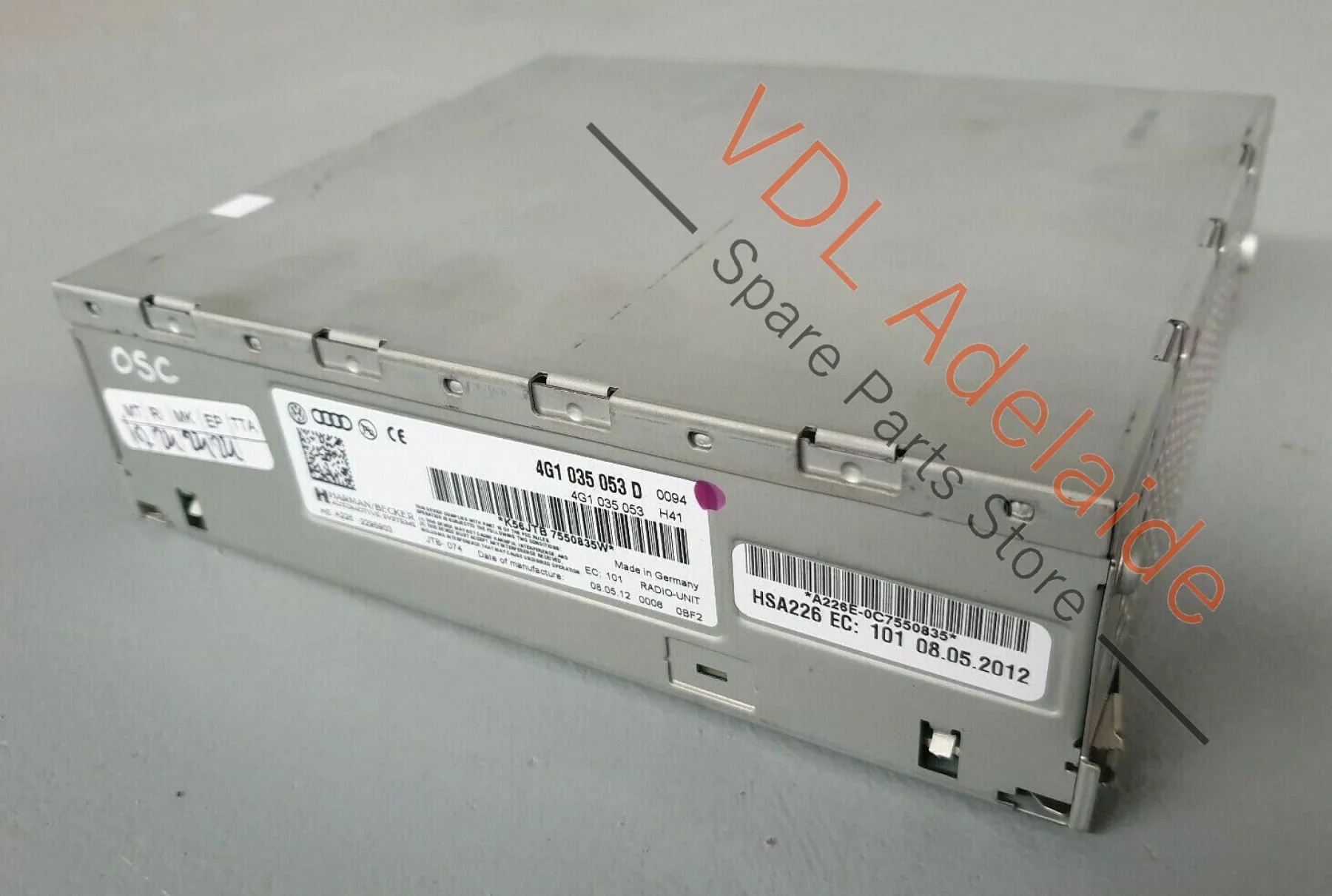 Volkswagen Audi Q5 8R Harman Becker Radio Control Unit Tuner 4G1035053D OSC