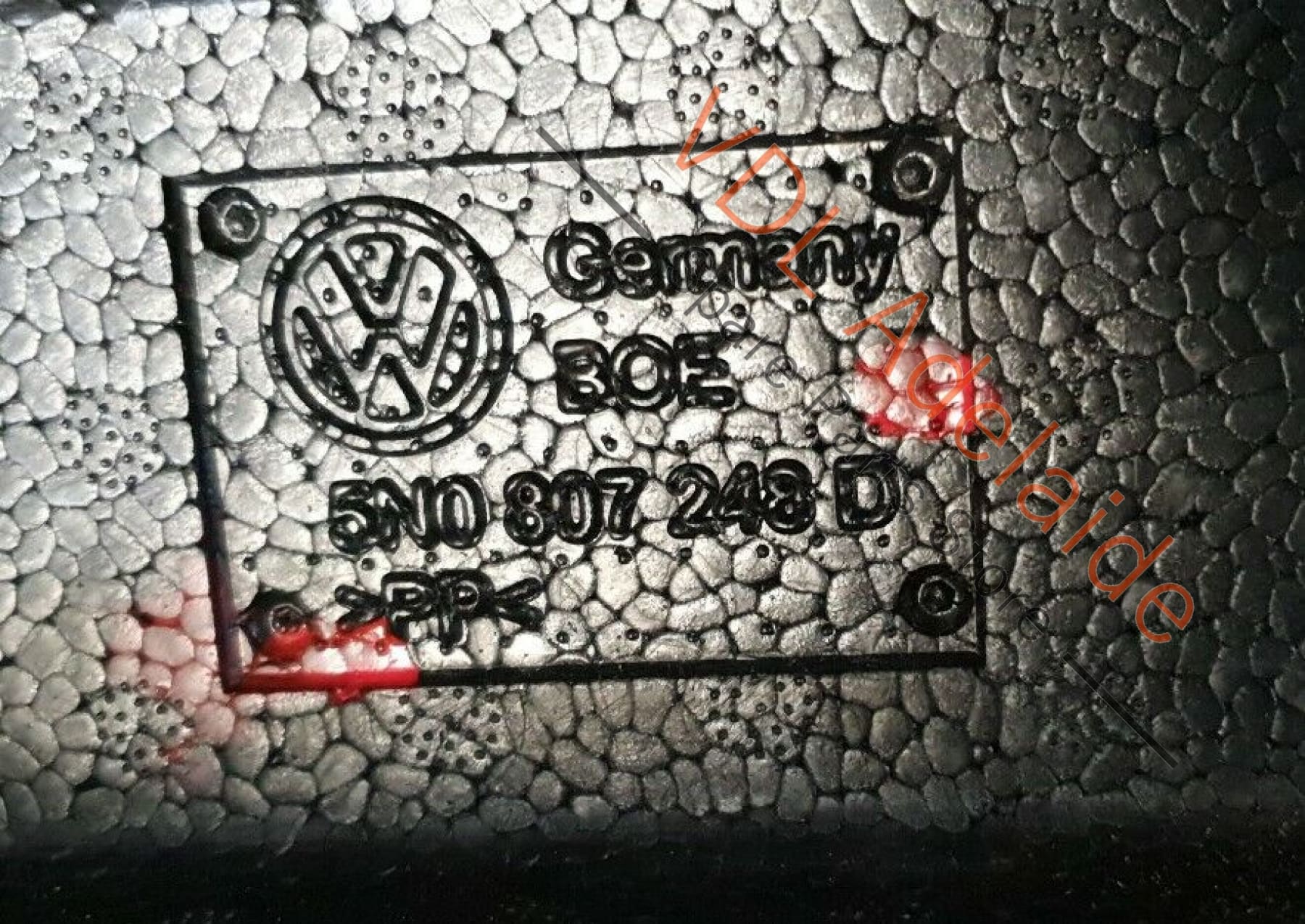 Volkswagen VW Tiguan R 5N Front Bumper Bar Reinforcing Foam Liner 5N0807248D JES - Image 3