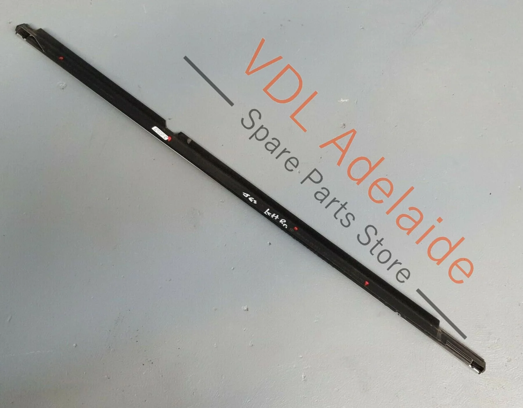 VW Tiguan R 5N Left Rear Window Door Chrome Trim Molding Weather Strip Seal JES - Image 2