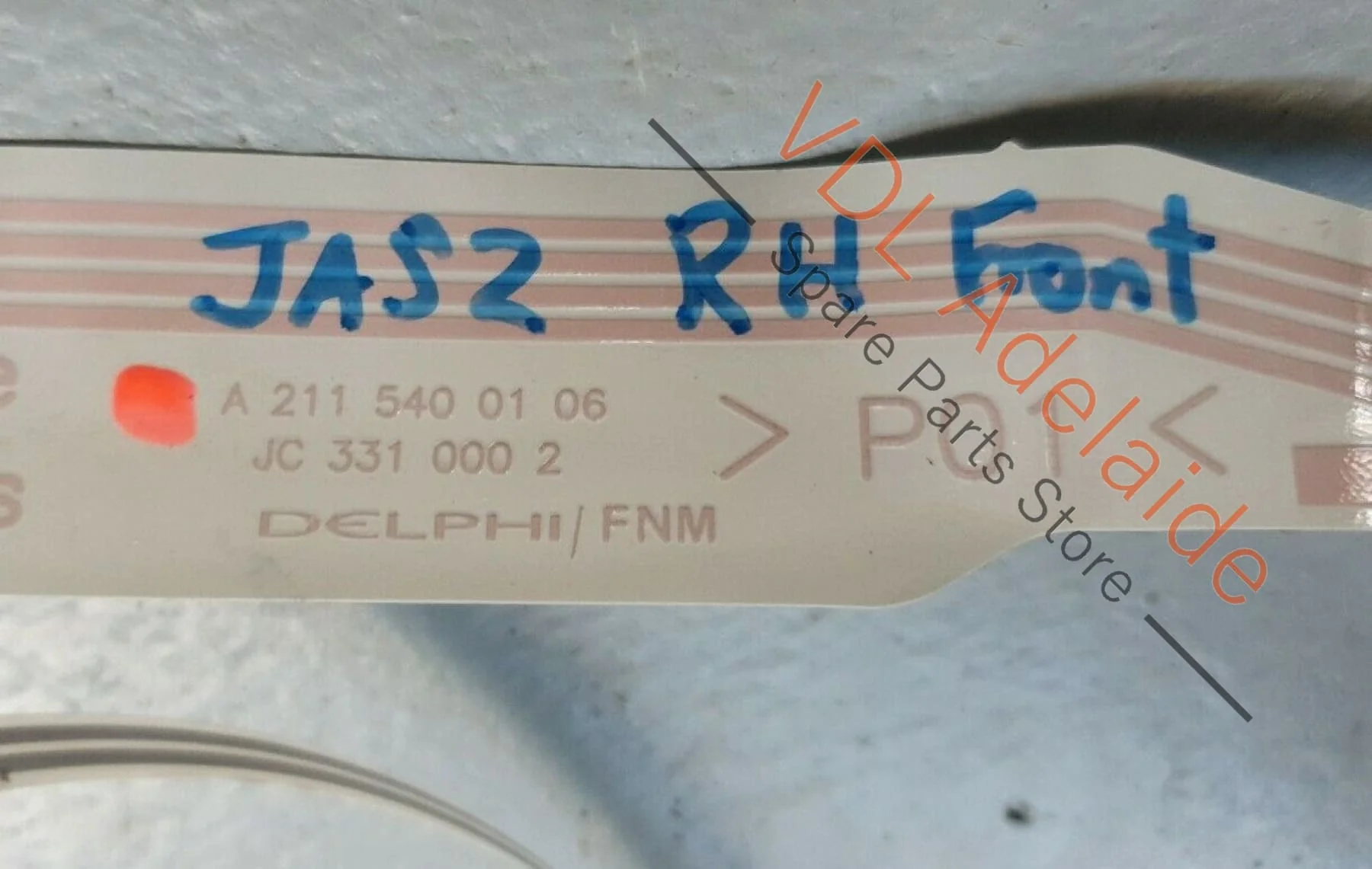 Mercedes W211 E-Class Door Wiring Harness Ribbon RH Front RHS A2115400106 JAS2 - Image 2