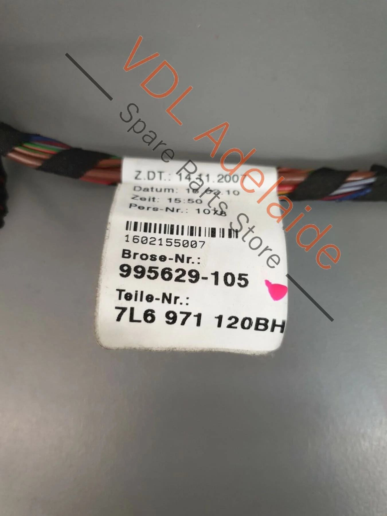 Volkswagen VW Touareg 7L Front Right Door Wiring Harness 7L6971120BH REG4 - Image 3