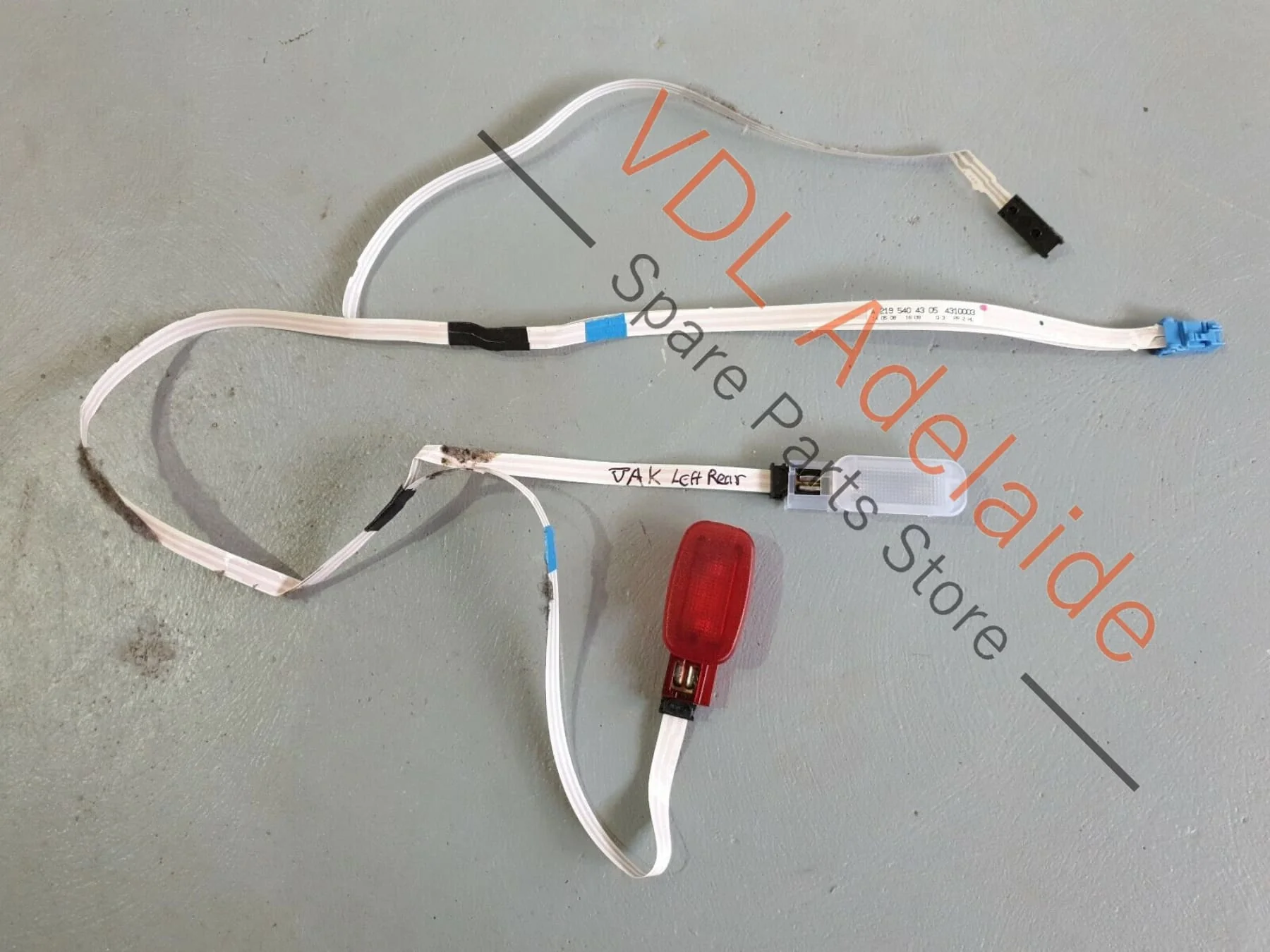 Mercedes W219 CLS-Class Rear Left Door Ribbon Wiring Harness A2195404305 JAK1