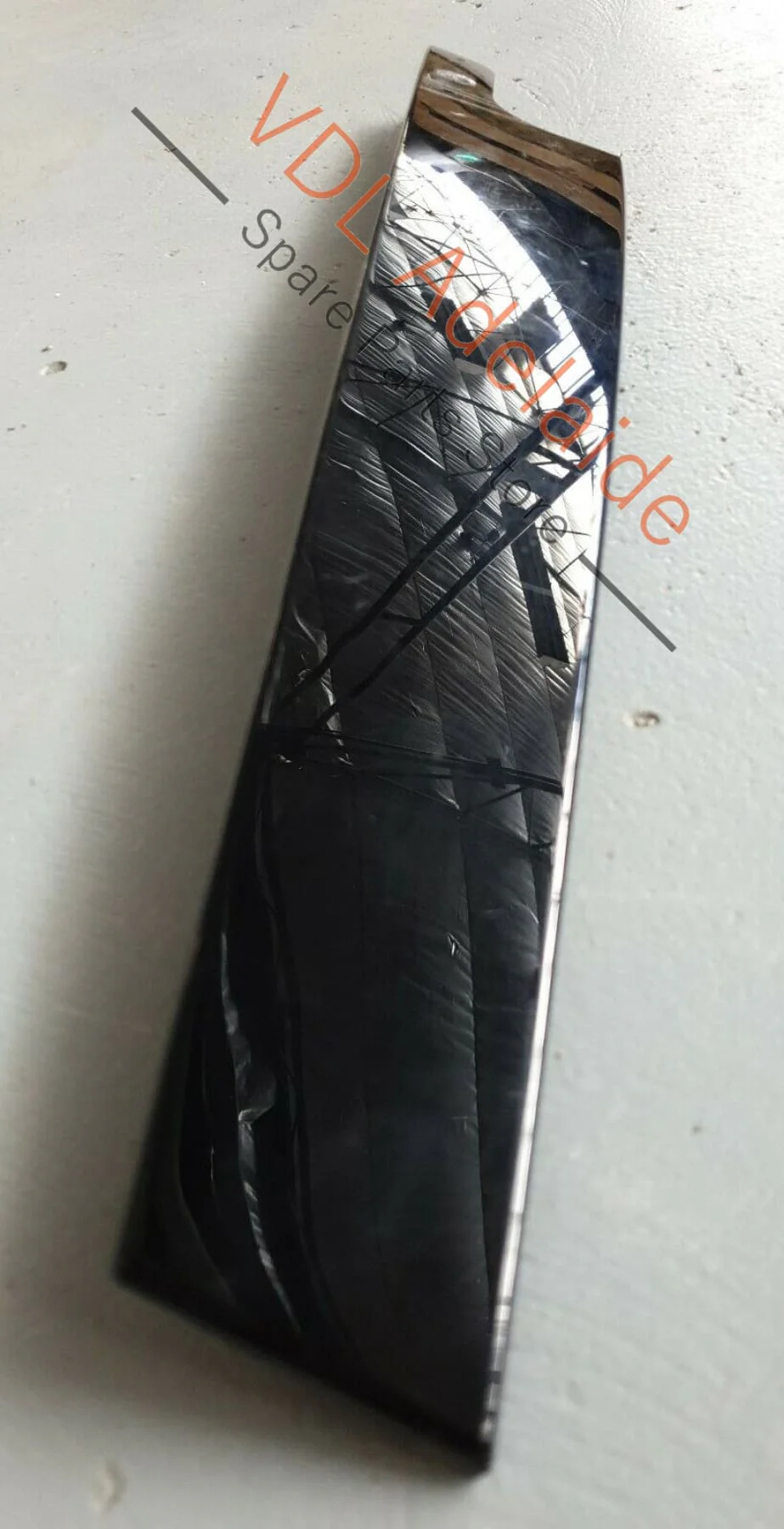 VW Golf Mk7 OEM Front Right Exterior Door B-Pillar Black Trim 5G4837890B ARN1 - Image 4