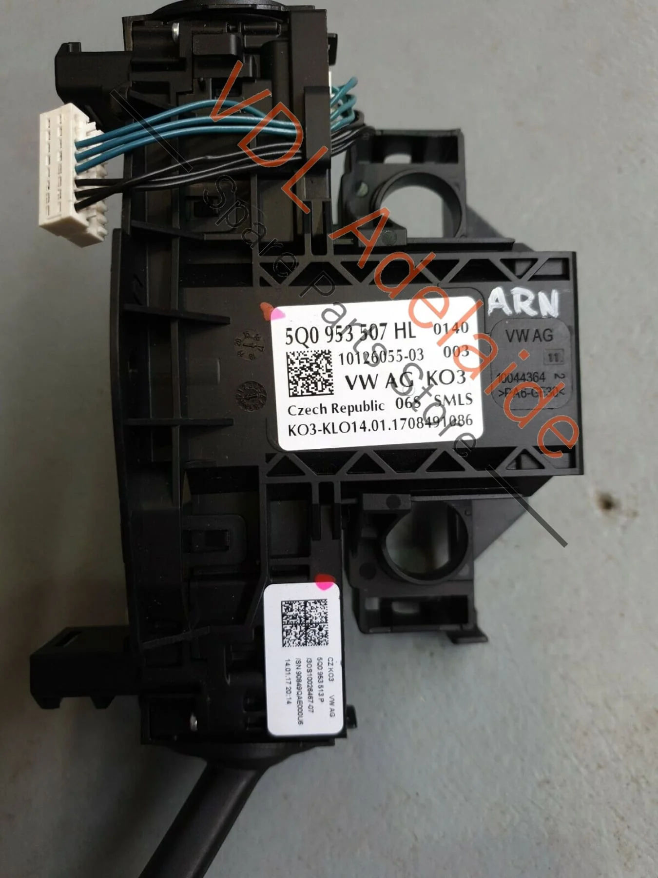 VW Golf Mk7 Steering Column Indicator Wiper Stalks 5Q0953507HL 5Q0953513P ARN1 - Image 2