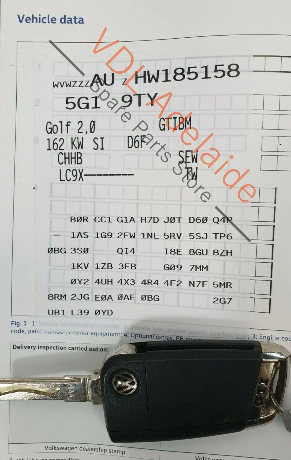 VW Golf Mk7 Sun Visor Lighting Lights with Roof Wiring Loom 5G0971100AG ARN1 - Image 5