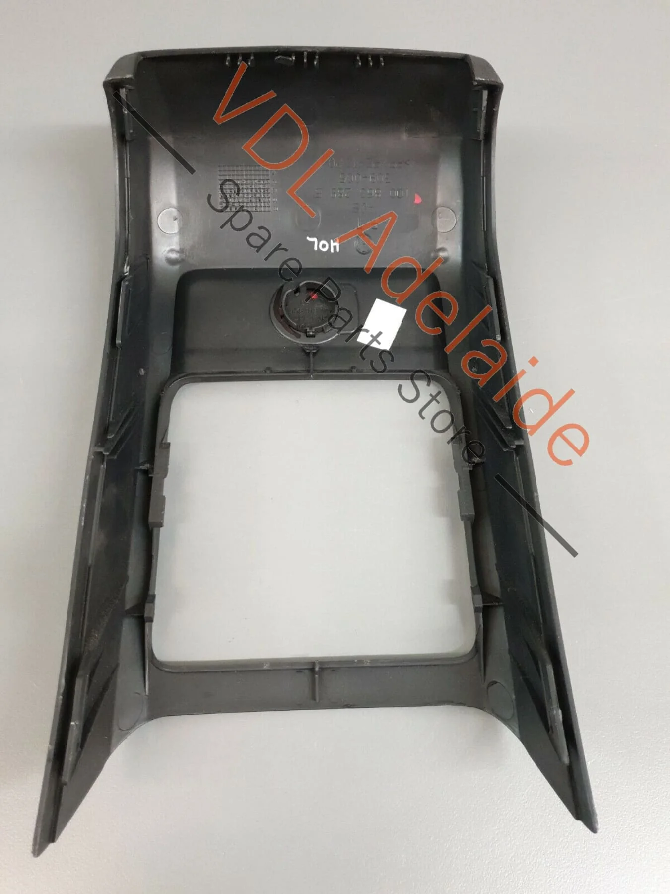 VW Scirocco Mk3 Centre Console Rear Trim Cover Shroud Frame Titan Black 1Q0863289E - Image 5